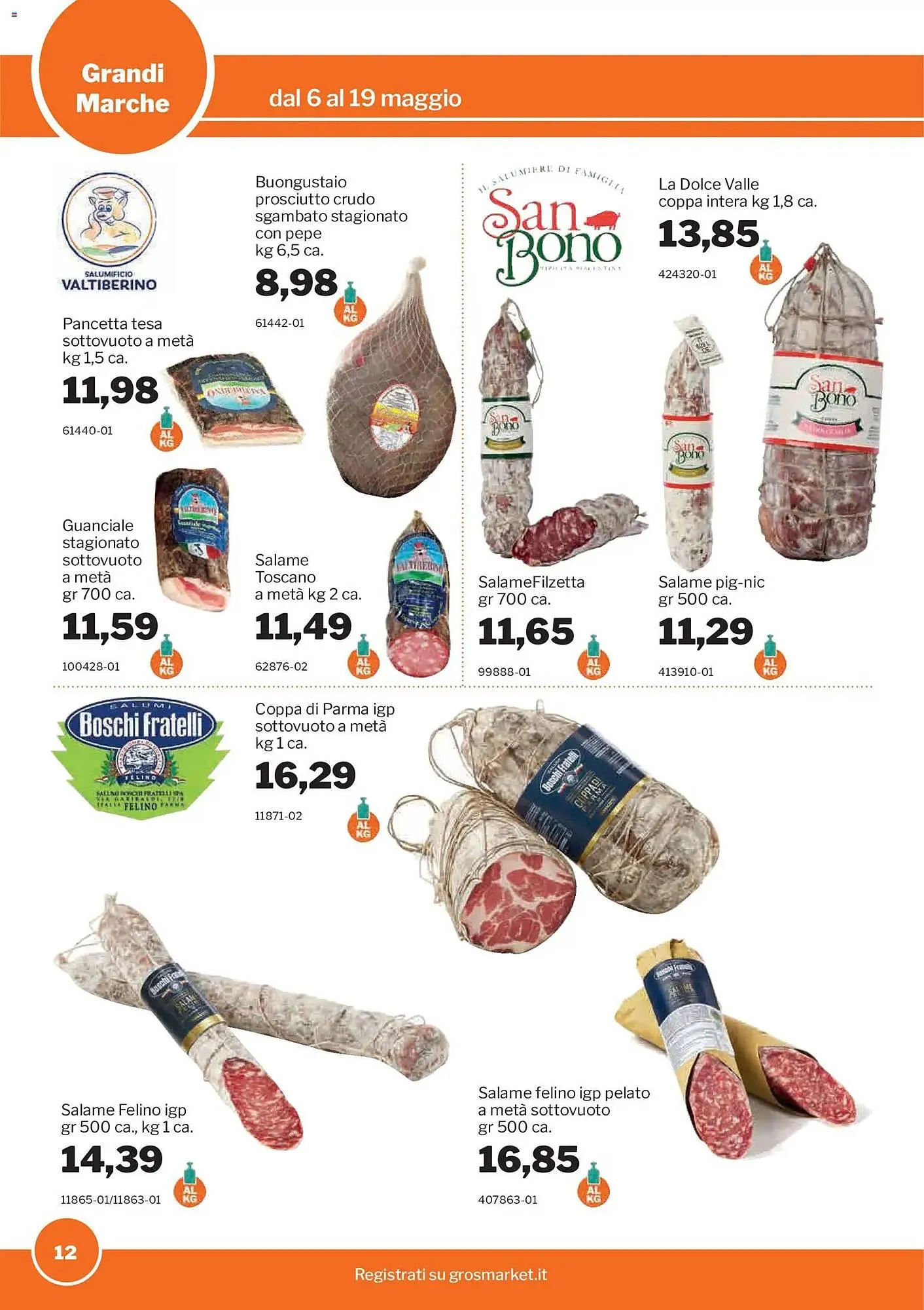 Volantino GrosMarket da 6 maggio a 19 maggio di 2026 - Pagina del volantino 12