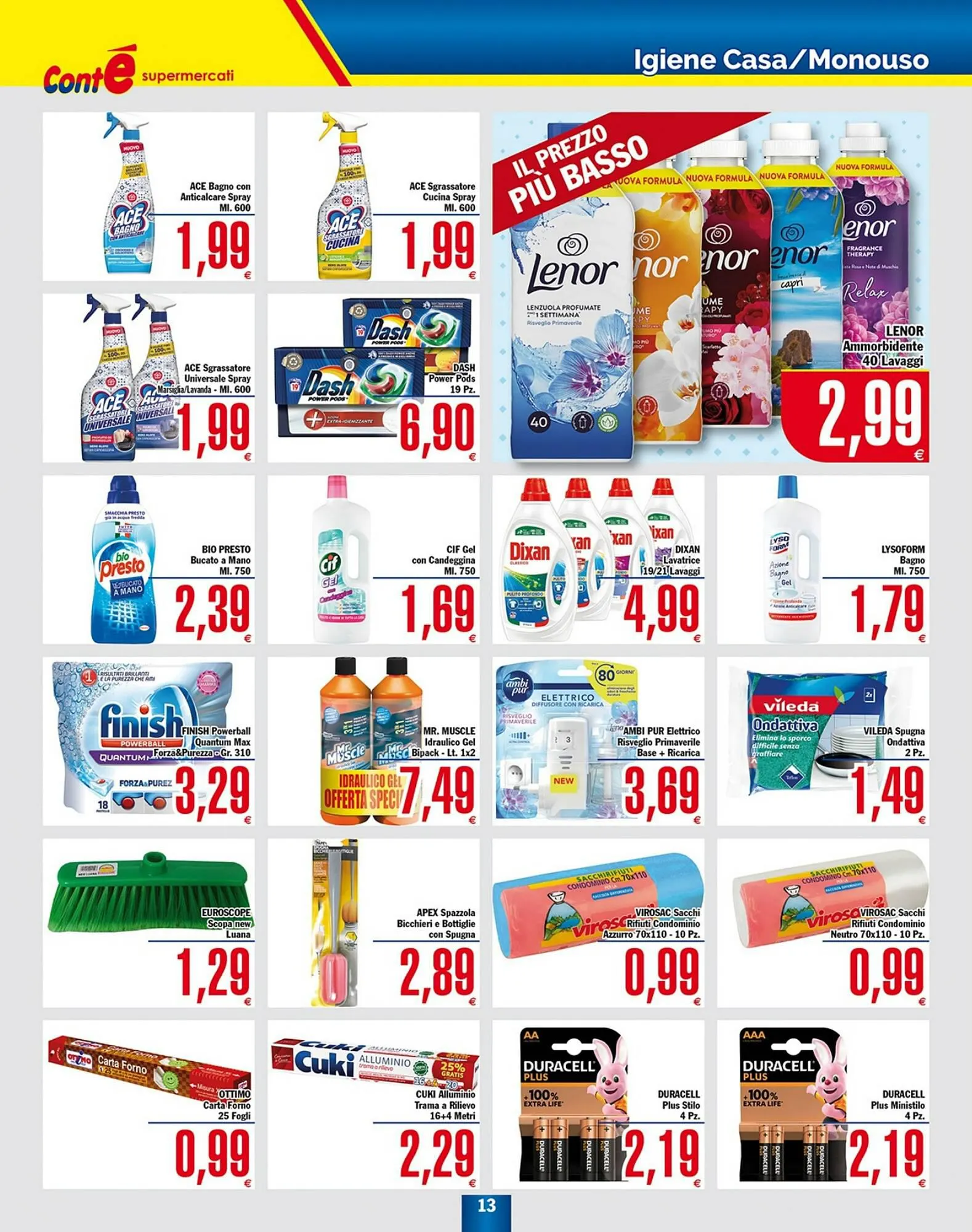 Volantino Conté Supermercati da 2 aprile a 10 aprile di 2024 - Pagina del volantino 13