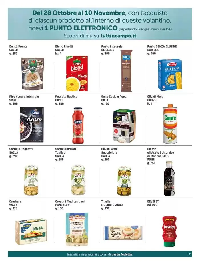 Grande raccolta punti da 28 ottobre a 10 novembre di 2024 - Pagina del volantino 7