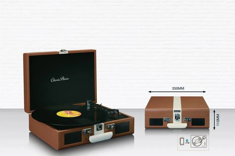 LENCO - Piatto giradischi TT-120-BROWN