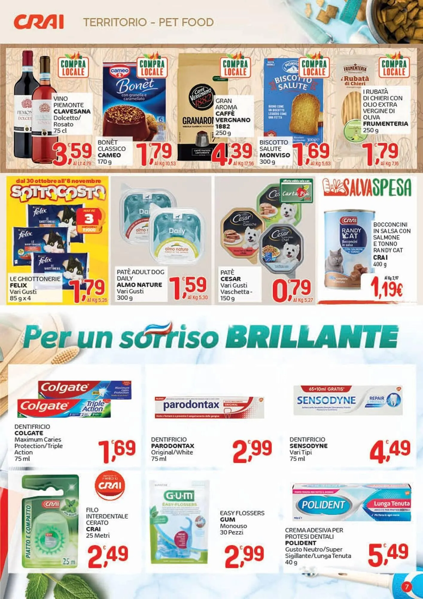 Volantino Crai da 30 ottobre a 8 novembre di 2025 - Pagina del volantino 7