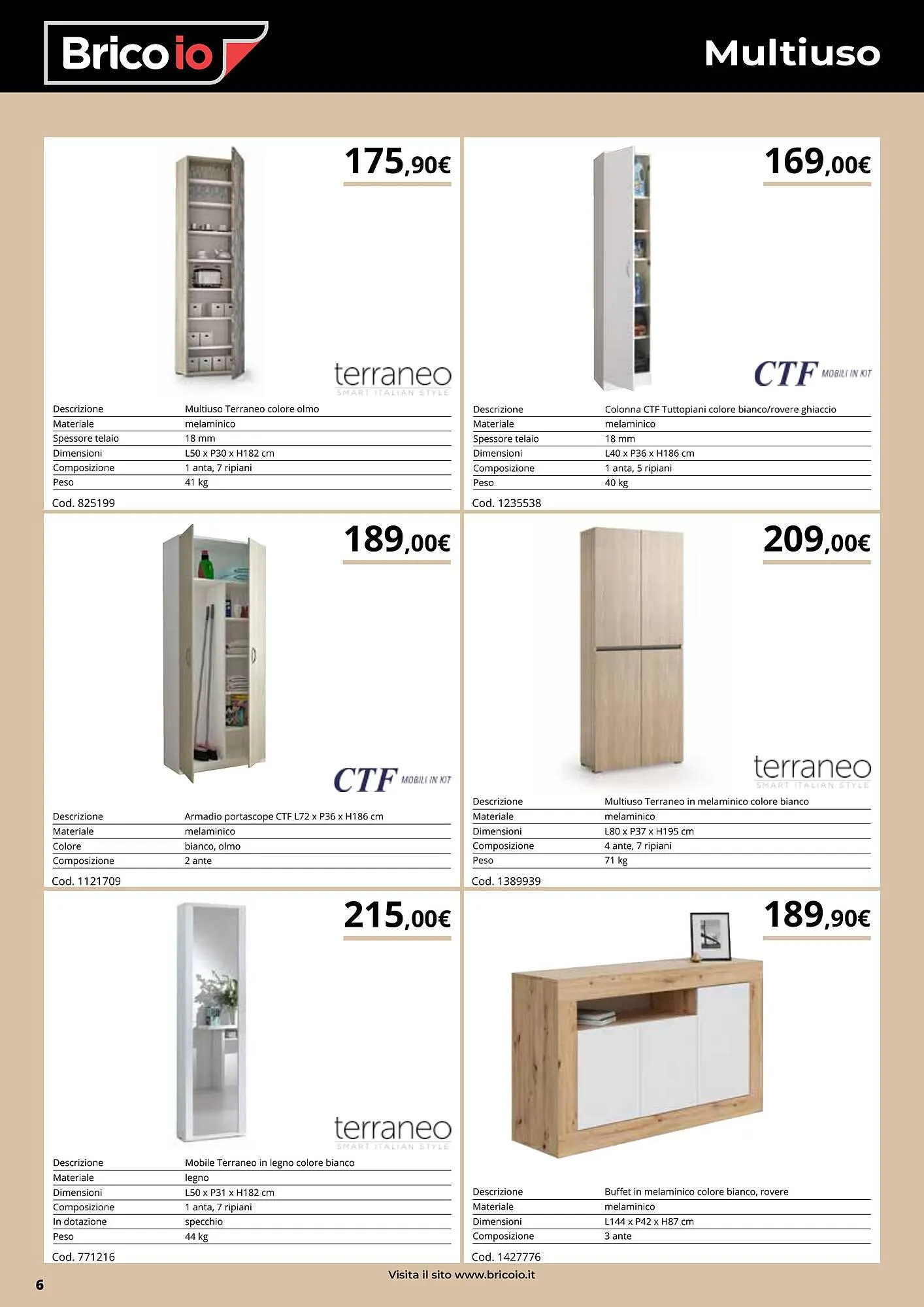 Volantino Brico Io da 28 novembre a 31 dicembre di 2023 - Pagina del volantino 6