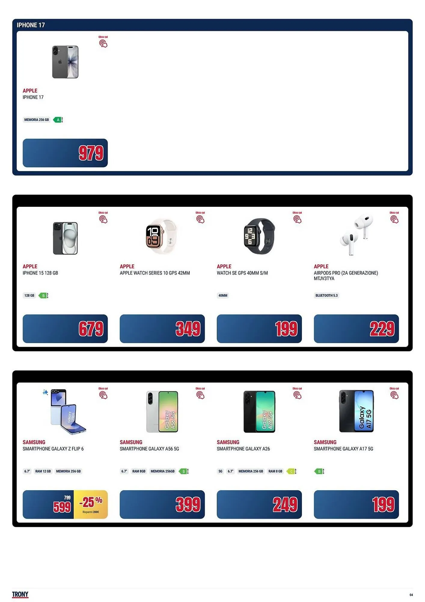Volantino Trony da 17 ottobre a 29 ottobre di 2025 - Pagina del volantino 4