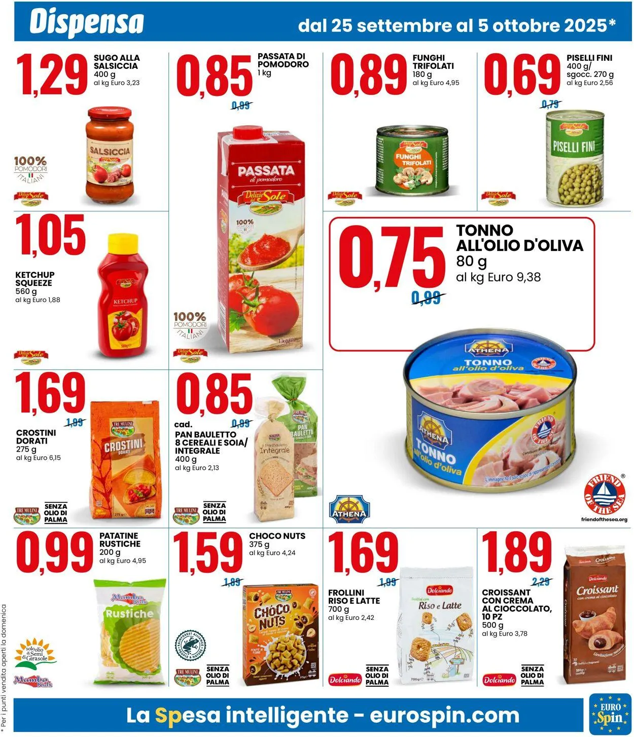 EURO Spin Volantino attuale da 25 settembre a 5 ottobre di 2025 - Pagina del volantino 3