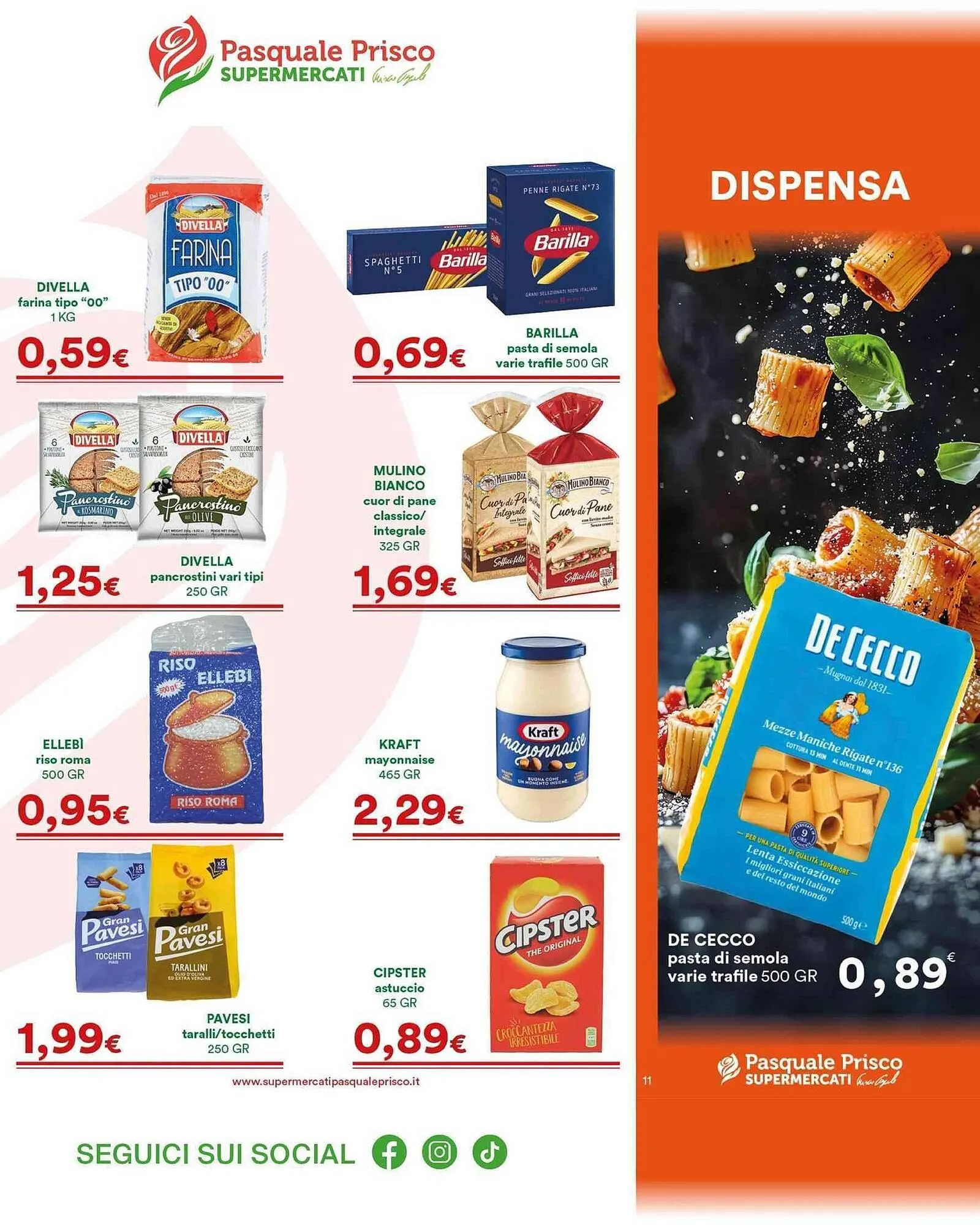 Volantino Supermercati Pasquale Prisco da 28 luglio a 10 agosto di 2025 - Pagina del volantino 11