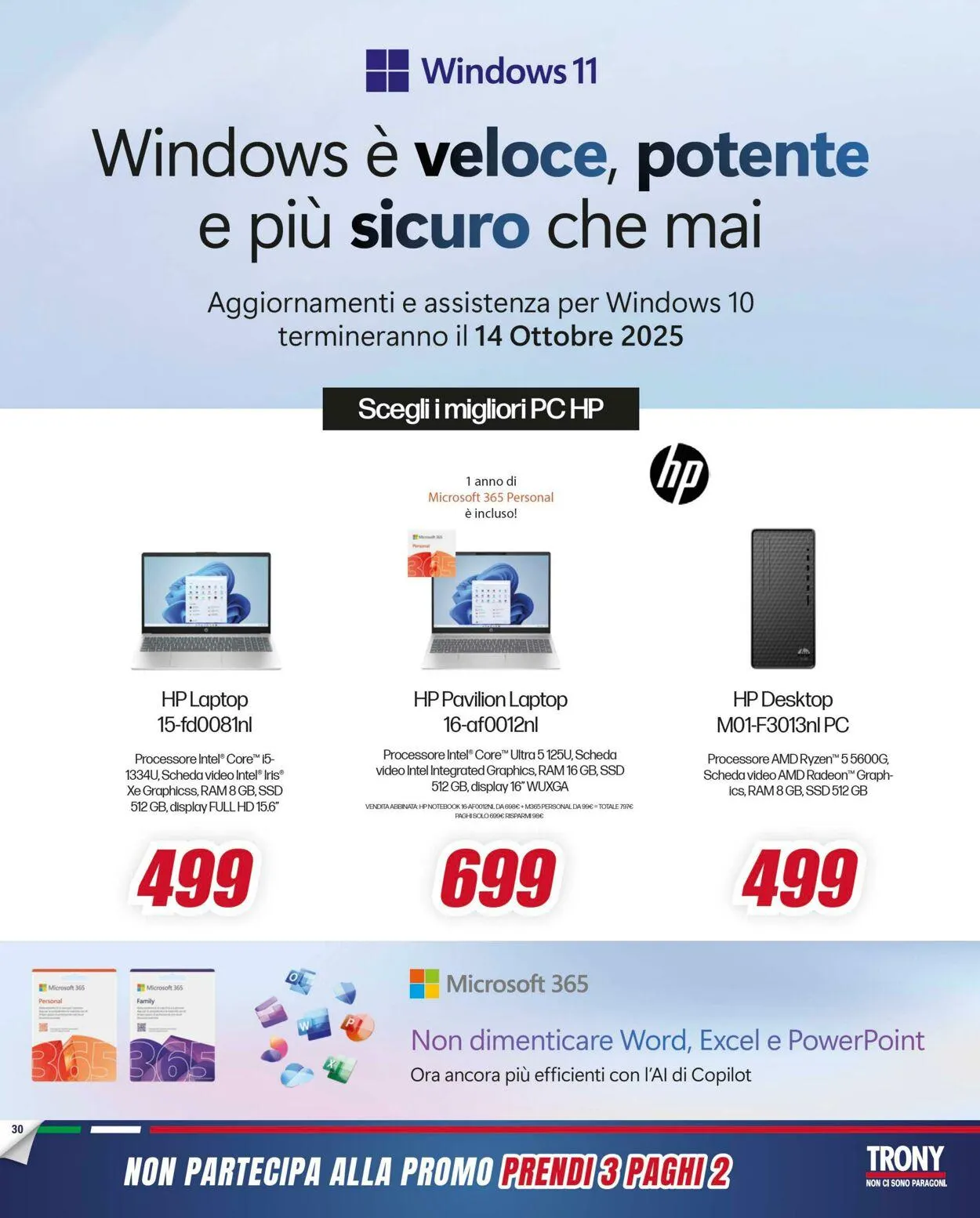 Trony - Palermo Volantino attuale da 3 luglio a 30 luglio di 2025 - Pagina del volantino 30