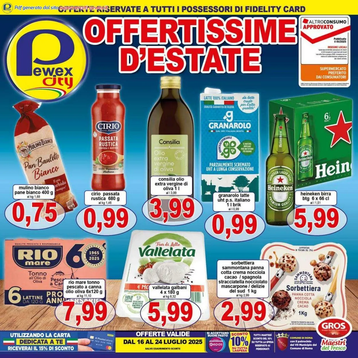 Pewex Volantino attuale da 22 luglio a 5 agosto di 2025 - Pagina del volantino 1