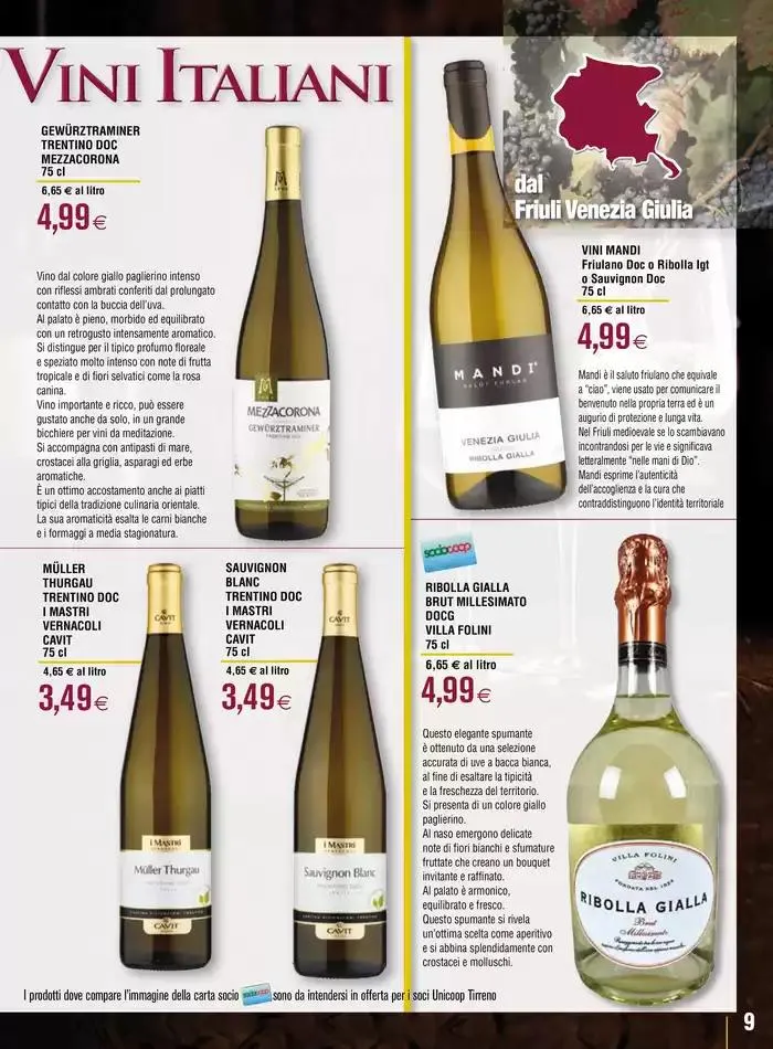 Selezione di vini italiani da 23 aprile a 21 maggio di 2025 - Pagina del volantino 9