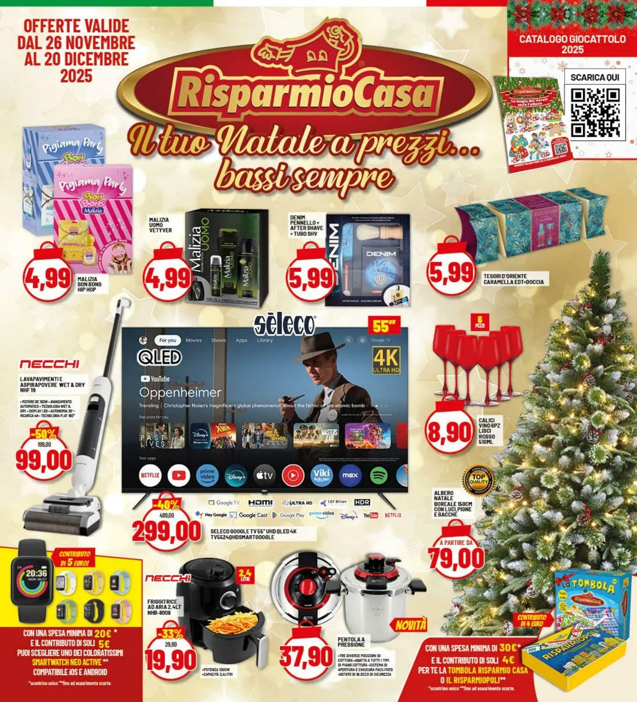 Risparmio Casa Volantino attuale da 26 novembre a 20 dicembre di 2025 - Pagina del volantino 1