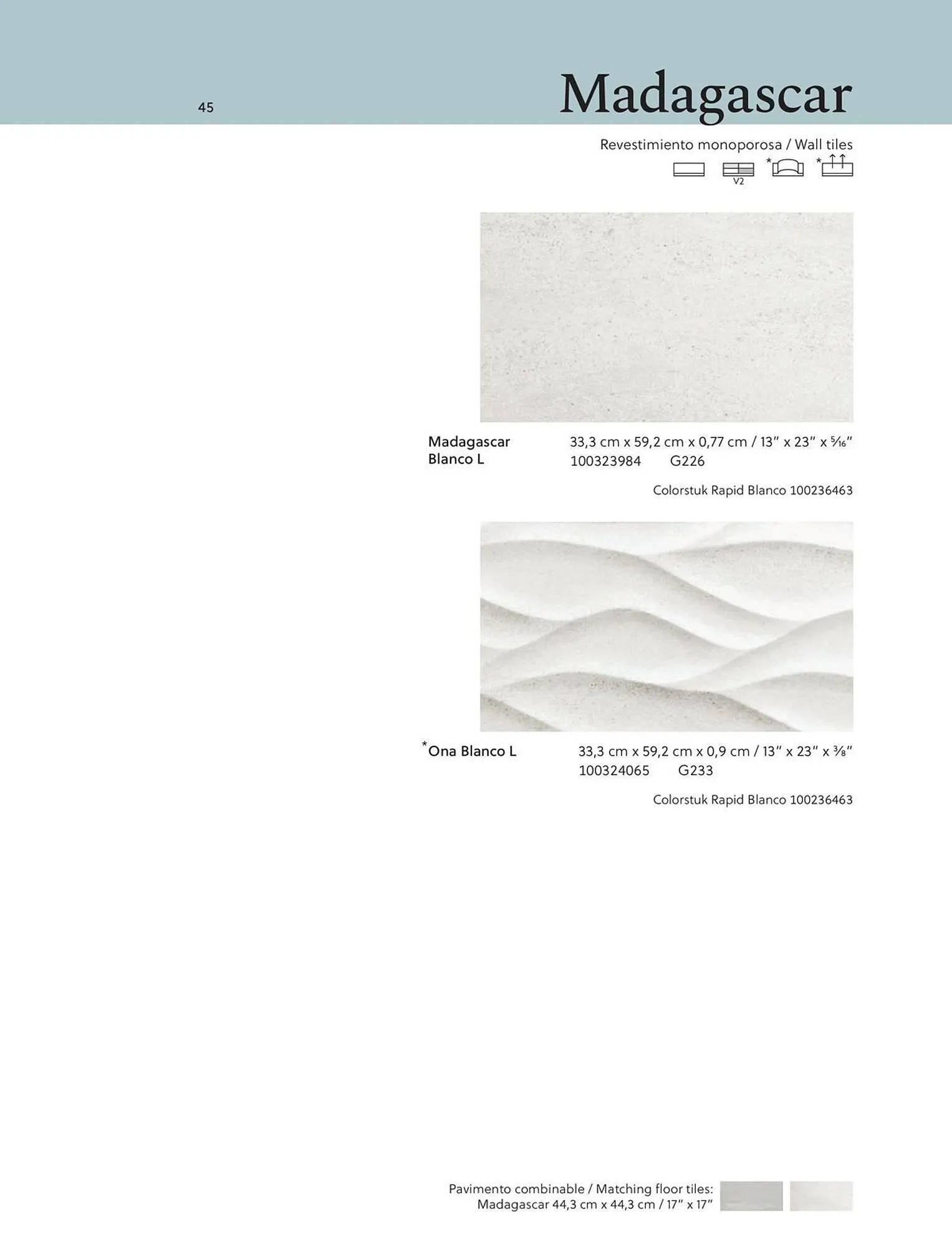 Catalogue Porcelanosa du 27 juin au 31 décembre 2025 - Catalogue page 45