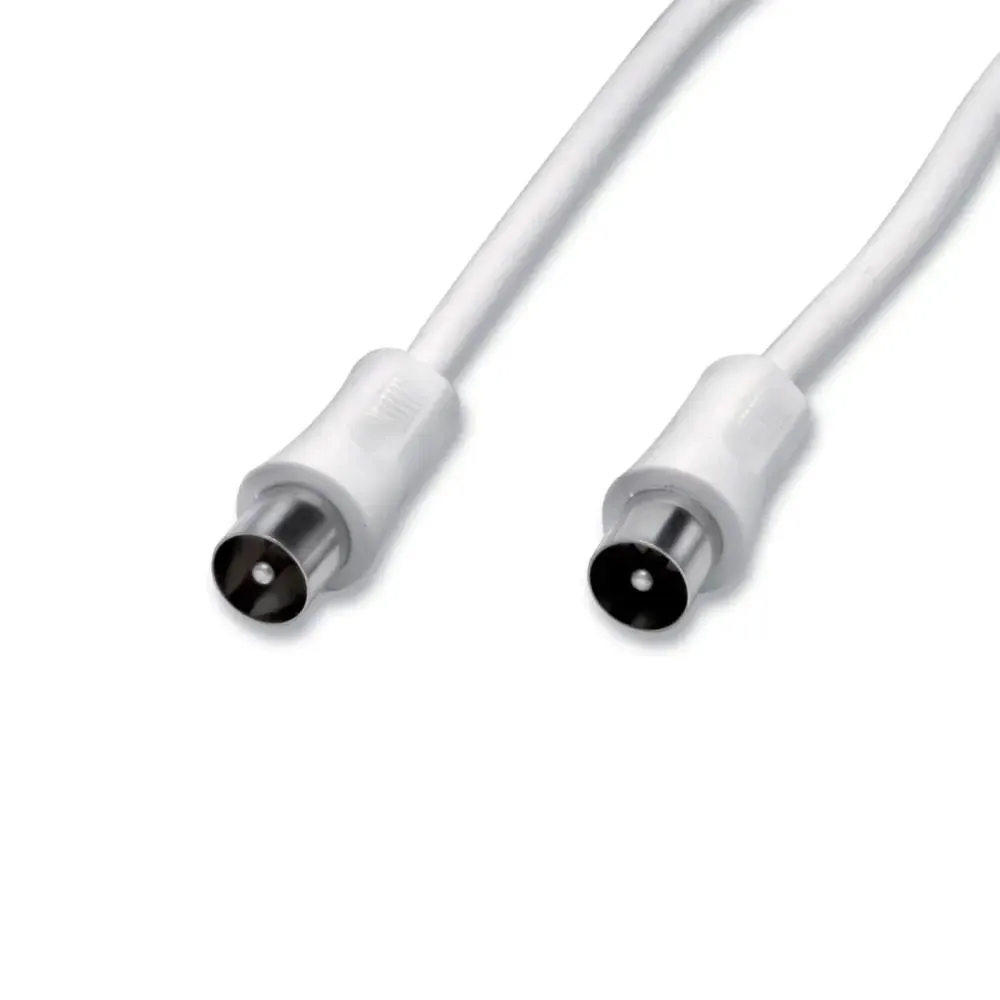 Cavo antenna schermato spina 75ohm iec spina 75ohm iec cavo 2 m