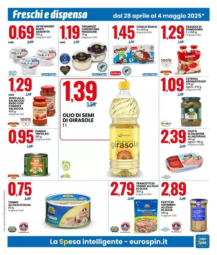 SPECIALE ANNIVERSARIO: FESTA DELLA FRESCHEZZA da 28 aprile a 4 maggio di 2025 - Pagina del volantino 9