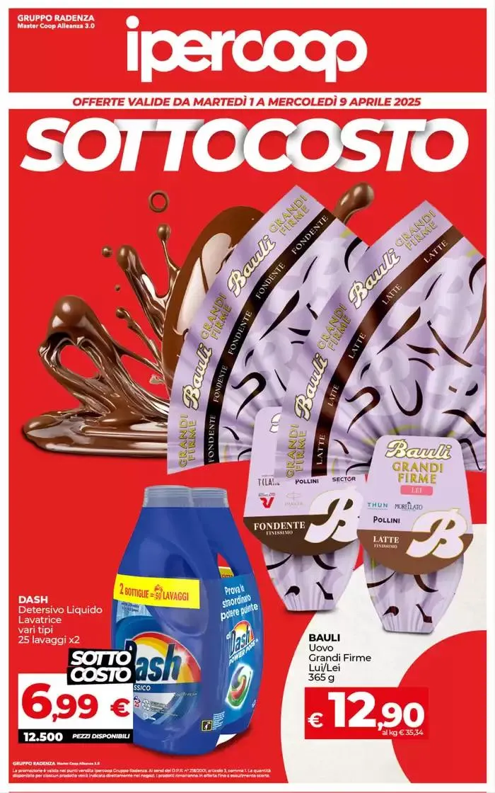 Sottocosto da 1 aprile a 9 aprile di 2025 - Pagina del volantino 1