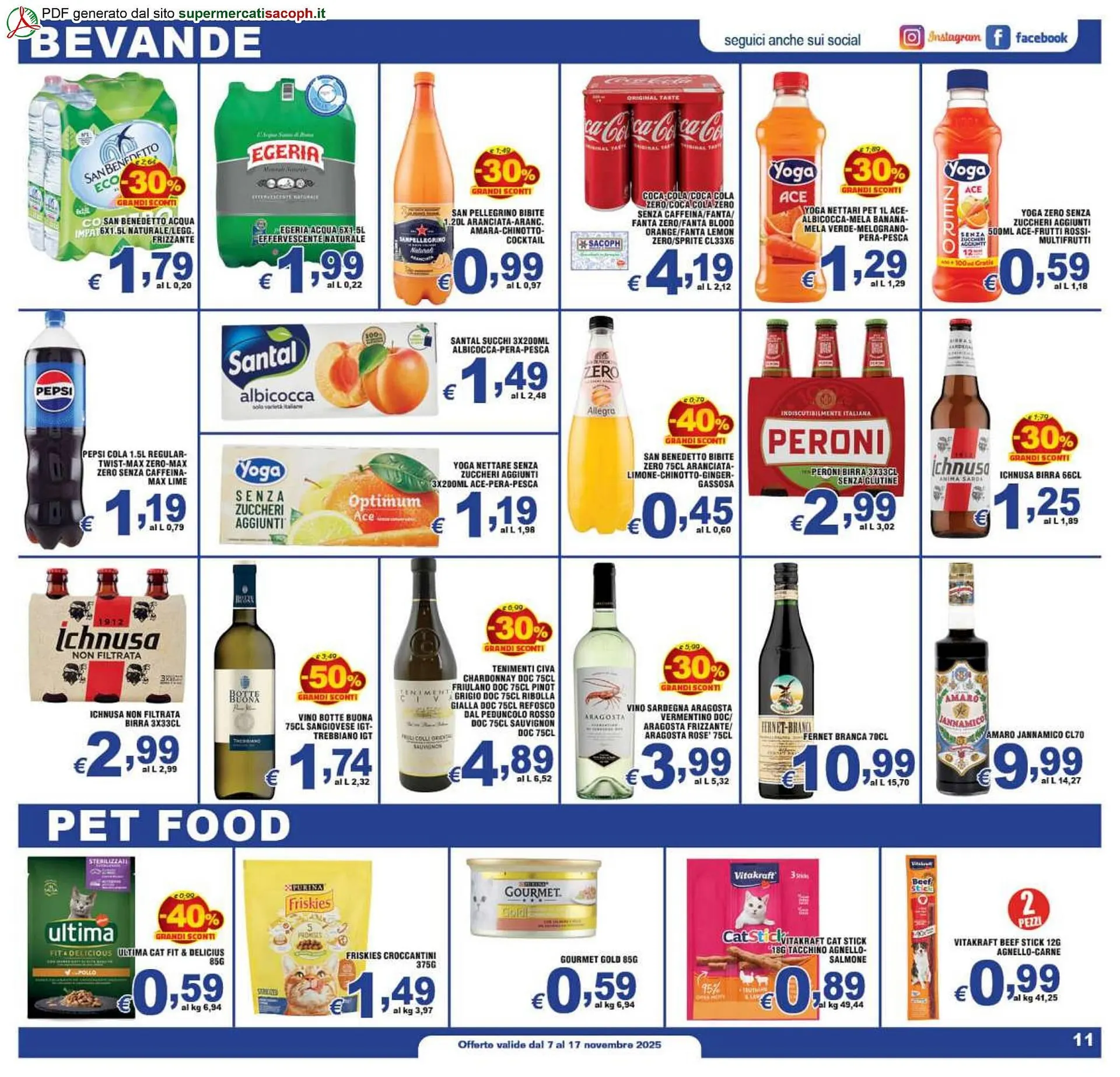 Volantino Sacoph da 7 novembre a 17 novembre di 2025 - Pagina del volantino 11
