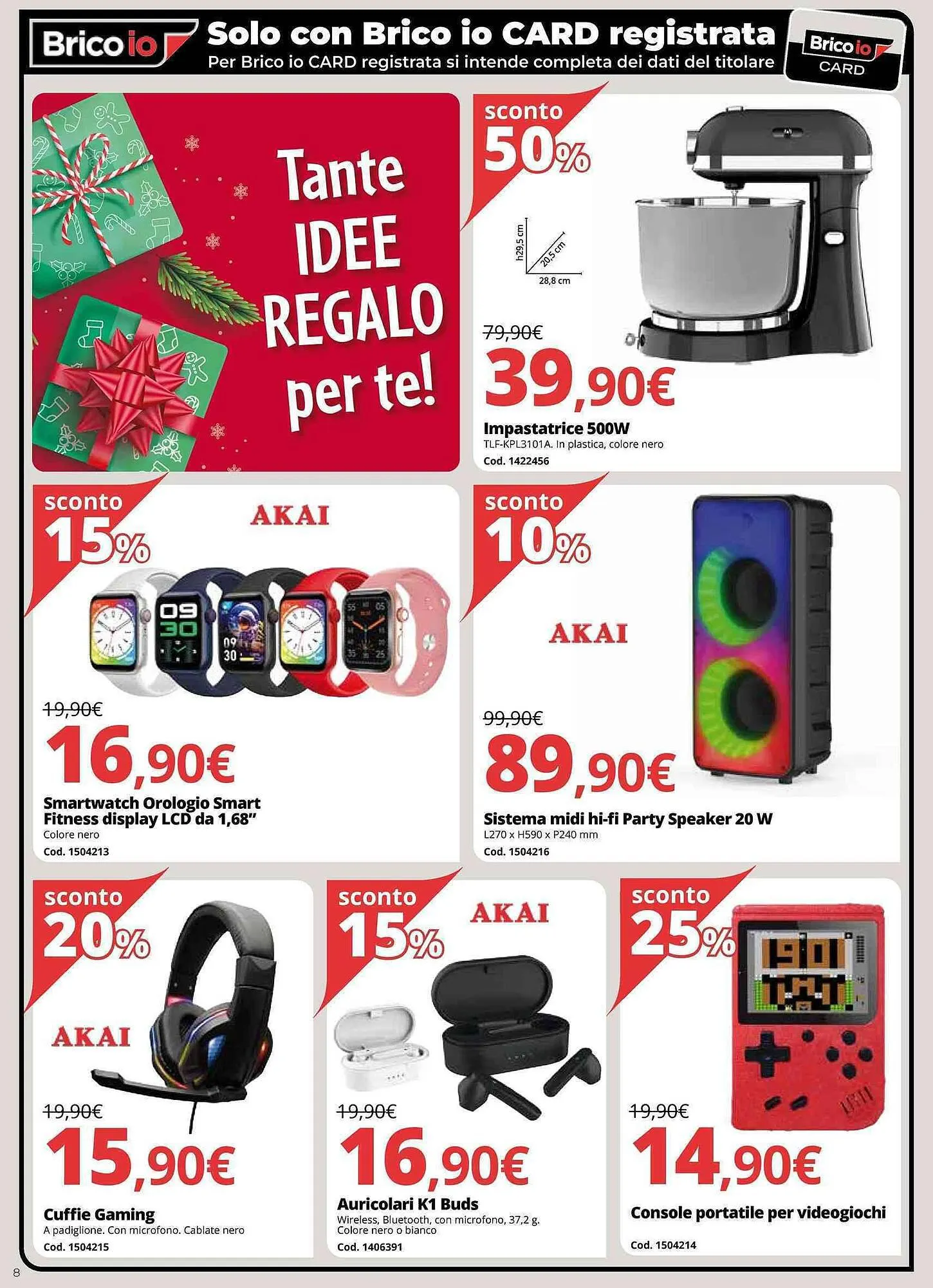 Volantino Brico Io da 17 novembre a 24 dicembre di 2023 - Pagina del volantino 8