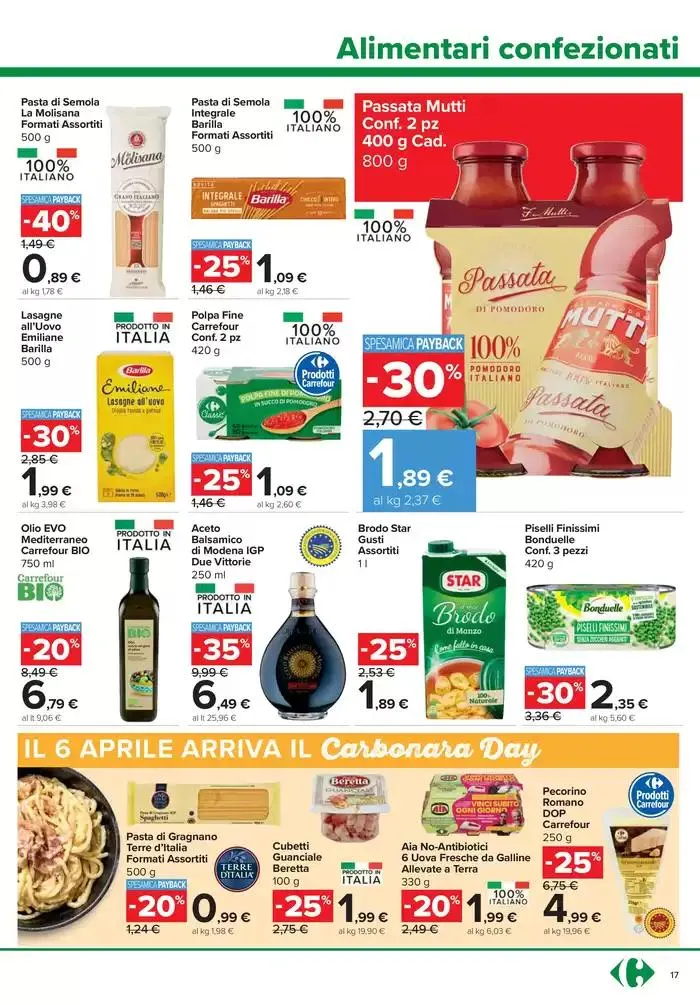 Sconti di pasqua da 3 aprile a 21 aprile di 2025 - Pagina del volantino 17