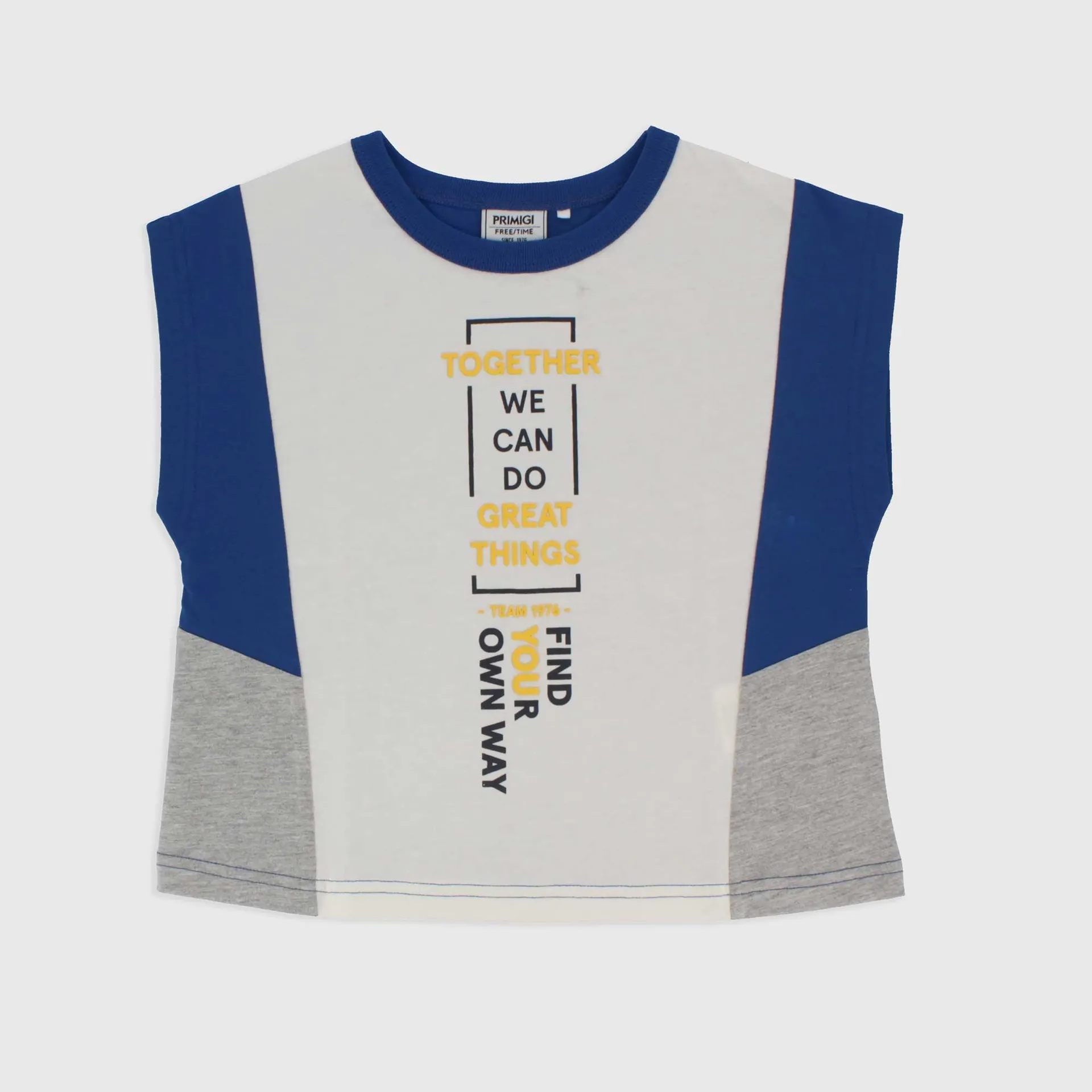 Canotta in jersey da Bambino, BLU