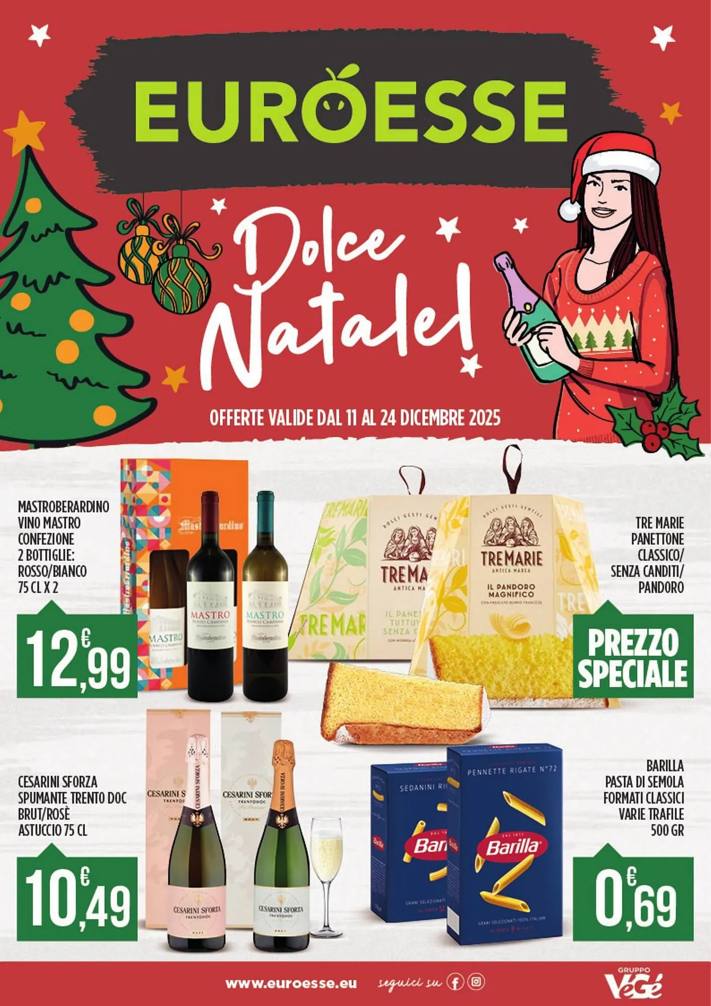 Volantino Euroesse da 11 dicembre a 24 dicembre di 2025 - Pagina del volantino 1