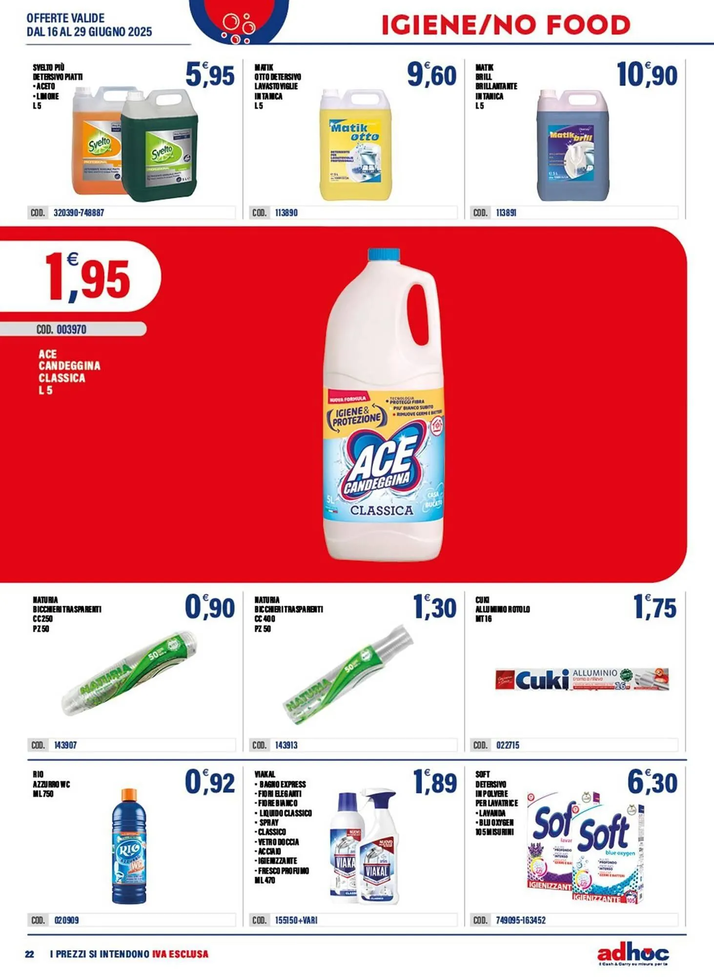Volantino Adhoc da 16 giugno a 29 giugno di 2025 - Pagina del volantino 22