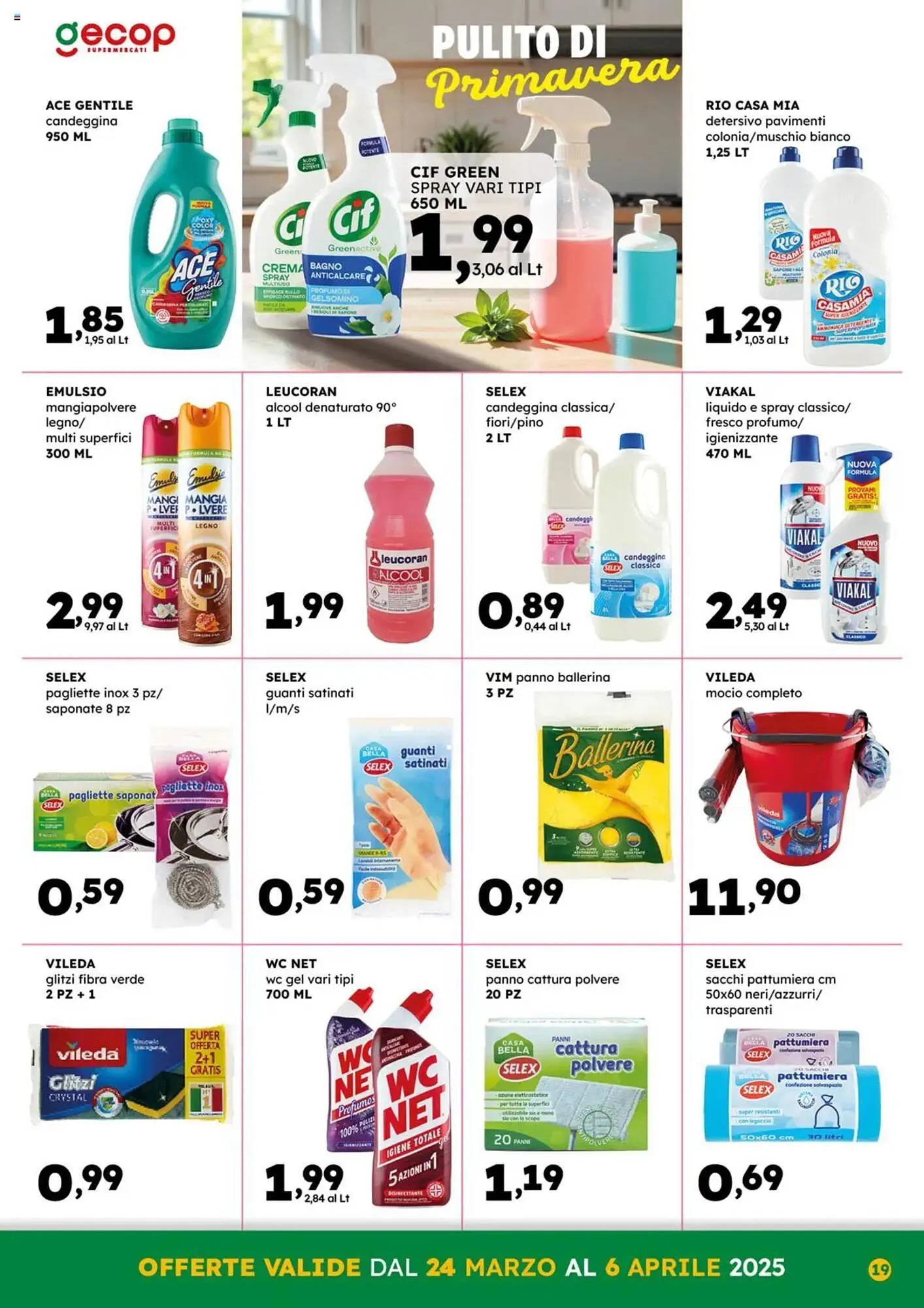 Volantino Gecop da 24 marzo a 6 aprile di 2025 - Pagina del volantino 19