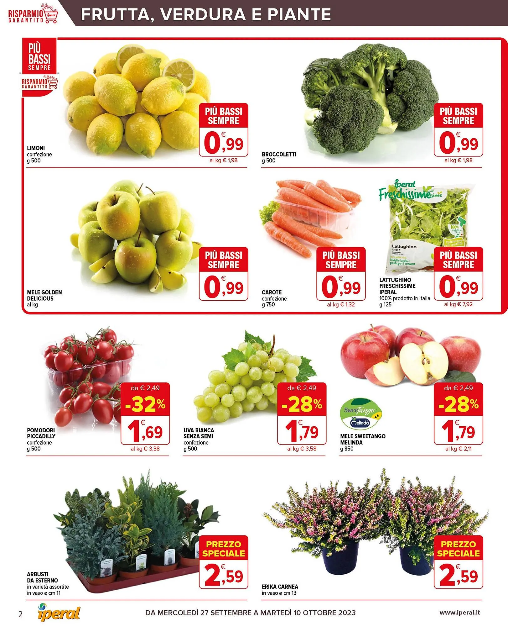 Volantino Iperal da 27 settembre a 10 ottobre di 2023 - Pagina del volantino 2