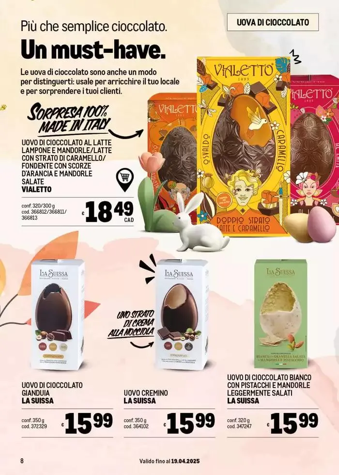 Catalogo Pasqua da 1 aprile a 19 aprile di 2025 - Pagina del volantino 8