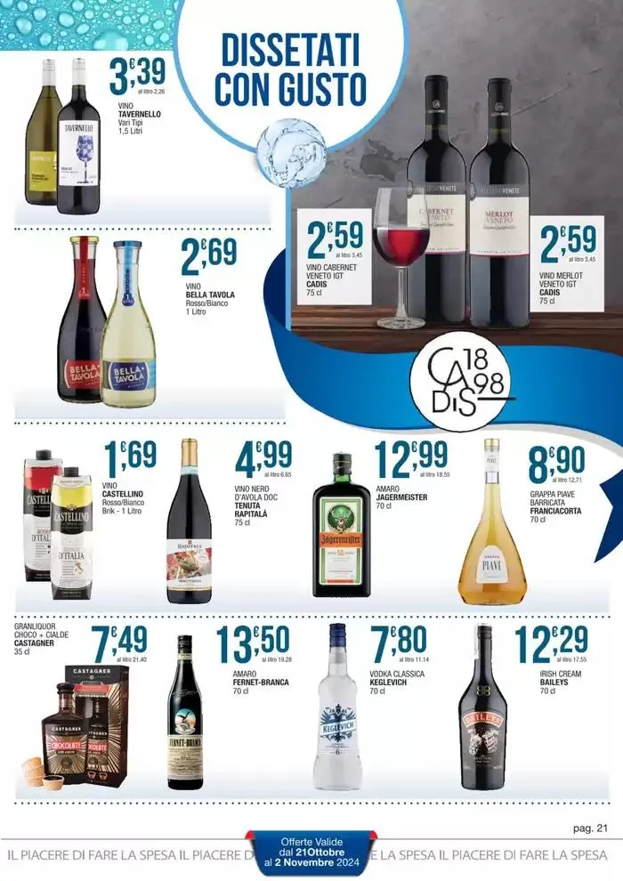 Tante offerte senza scherzi da 21 ottobre a 2 novembre di 2024 - Pagina del volantino 21