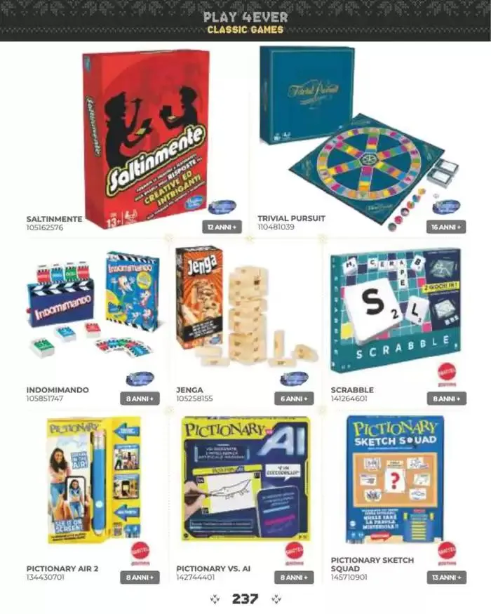 Catalogo di natale 2024! da 19 novembre a 24 dicembre di 2024 - Pagina del volantino 239