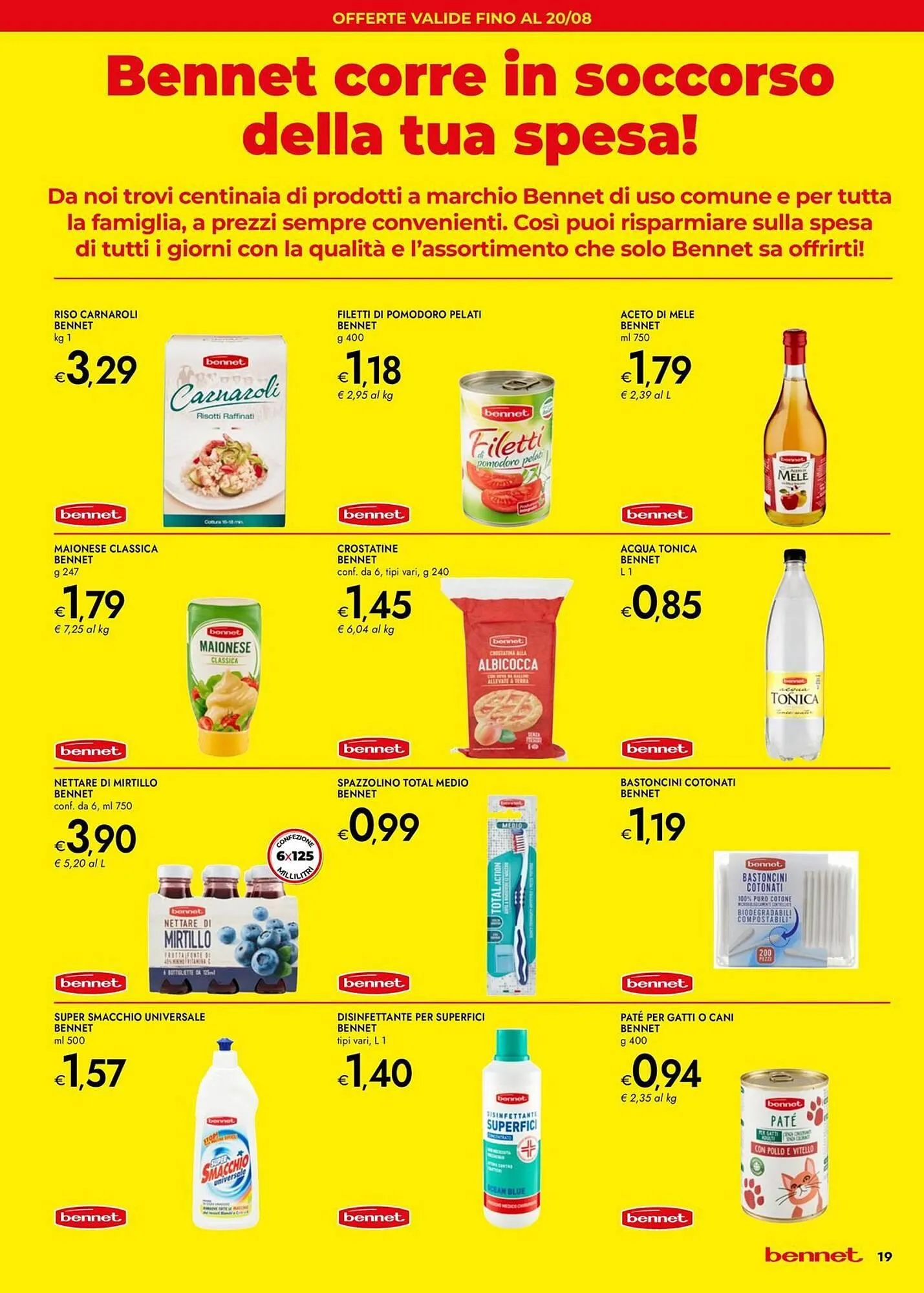 Volantino Bennet da 24 luglio a 6 agosto di 2025 - Pagina del volantino 19