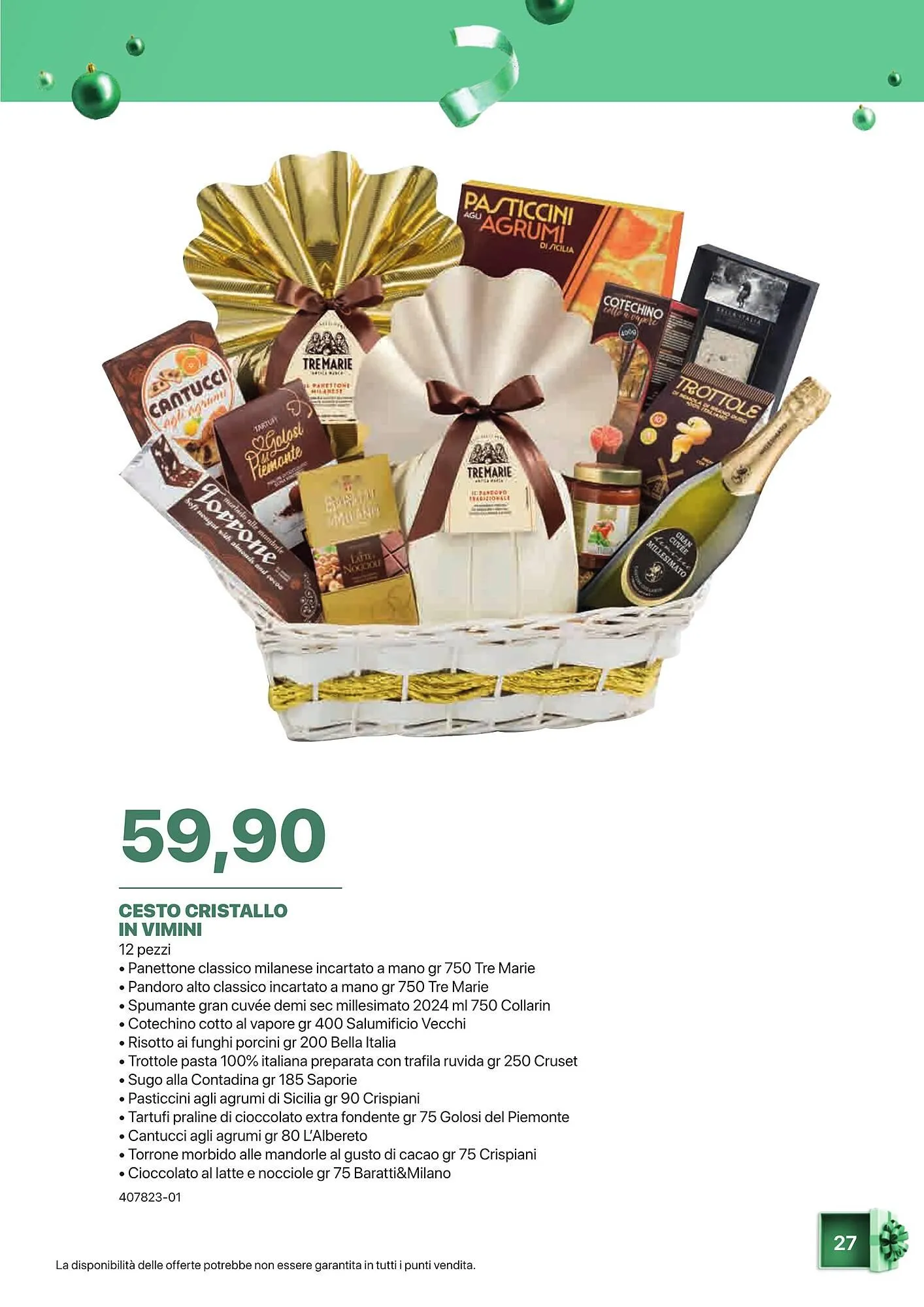 Volantino GrosMarket da 17 dicembre a 25 dicembre di 2025 - Pagina del volantino 27