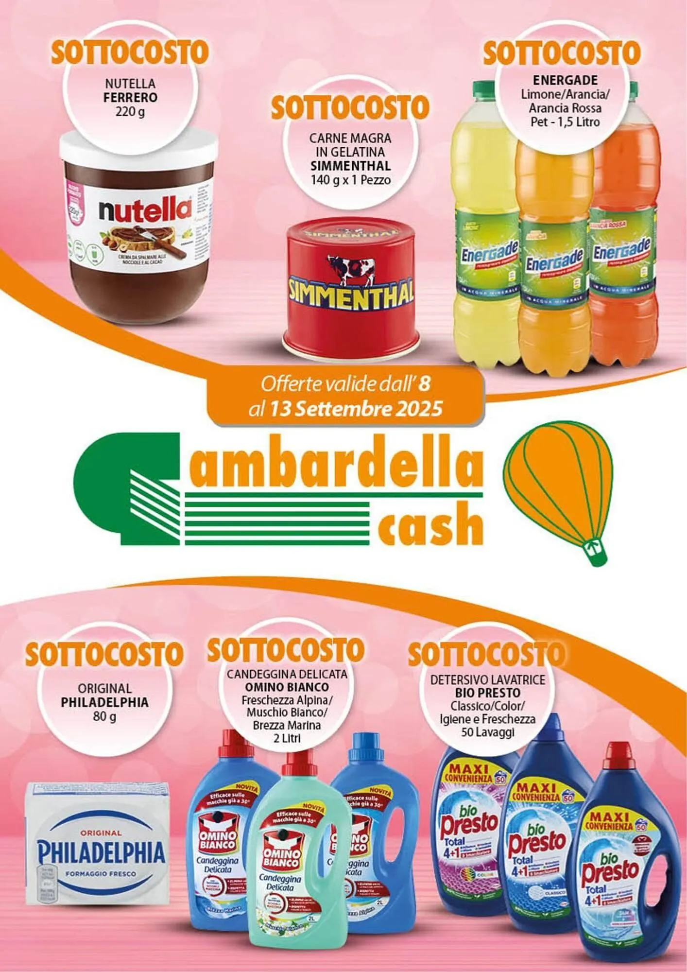 Volantino Gambardella Cash da 8 settembre a 13 settembre di 2025 - Pagina del volantino 1