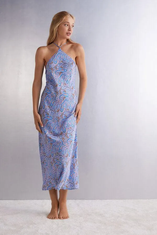 Sottoveste Lunga in Raso di Viscosa Sweet Escape