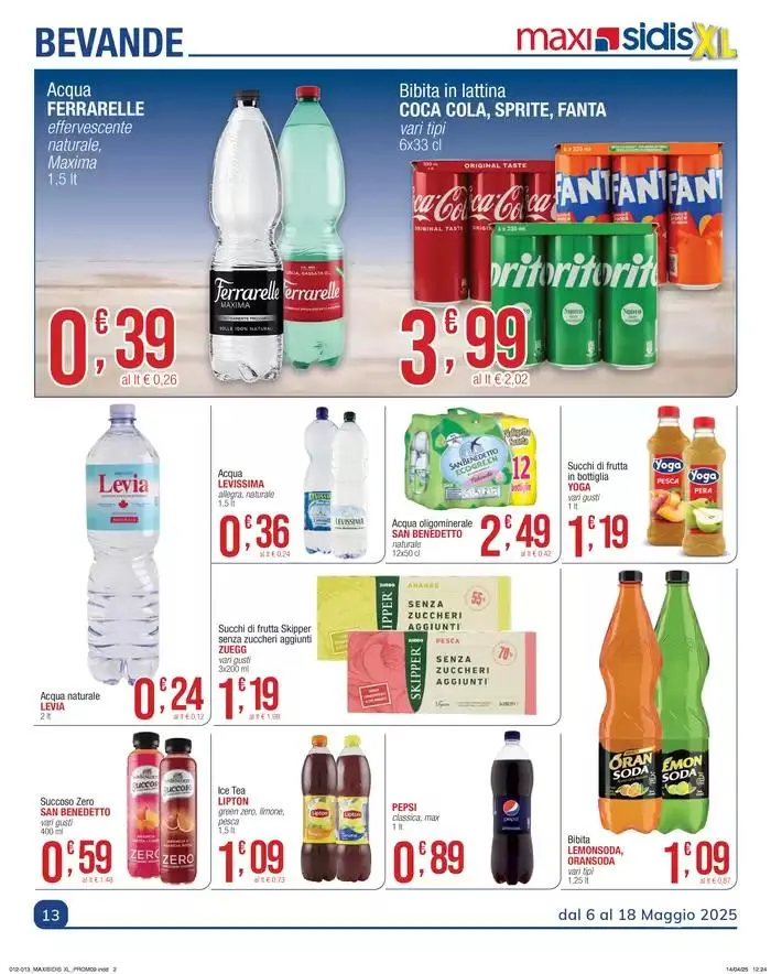 Il piacere di fare la spesa da 5 maggio a 18 maggio di 2025 - Pagina del volantino 13