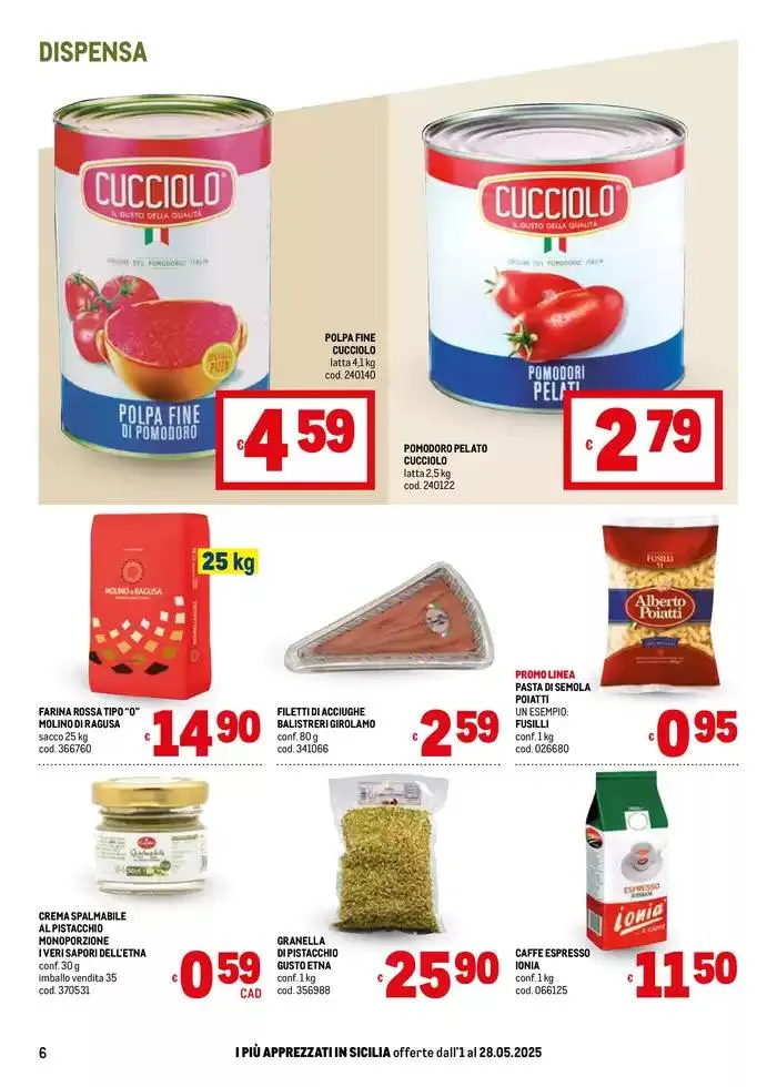 Sapori d'Italia -Sicilia da 2 maggio a 14 maggio di 2025 - Pagina del volantino 6