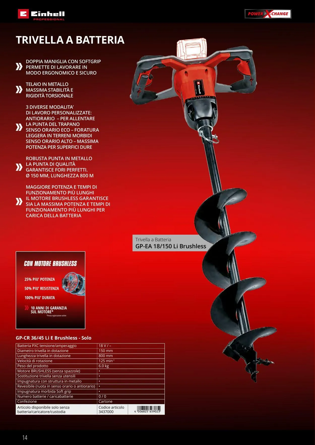 Einhell da 17 giugno a 17 settembre di 2025 - Pagina del volantino 14