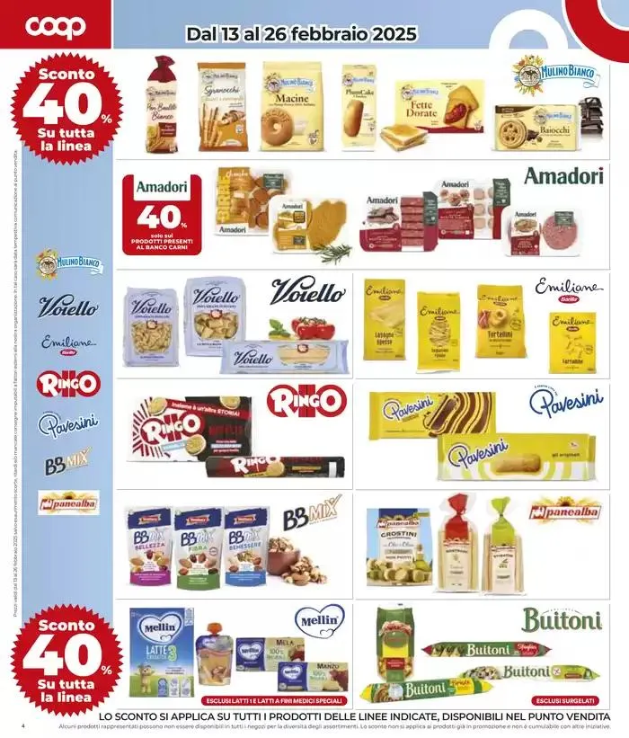 Grandi marche - 30% 40% 50% da 20 febbraio a 5 marzo di 2025 - Pagina del volantino 4