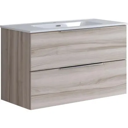 Mobile Bali 100 cm con 2 cassetti noce lingera