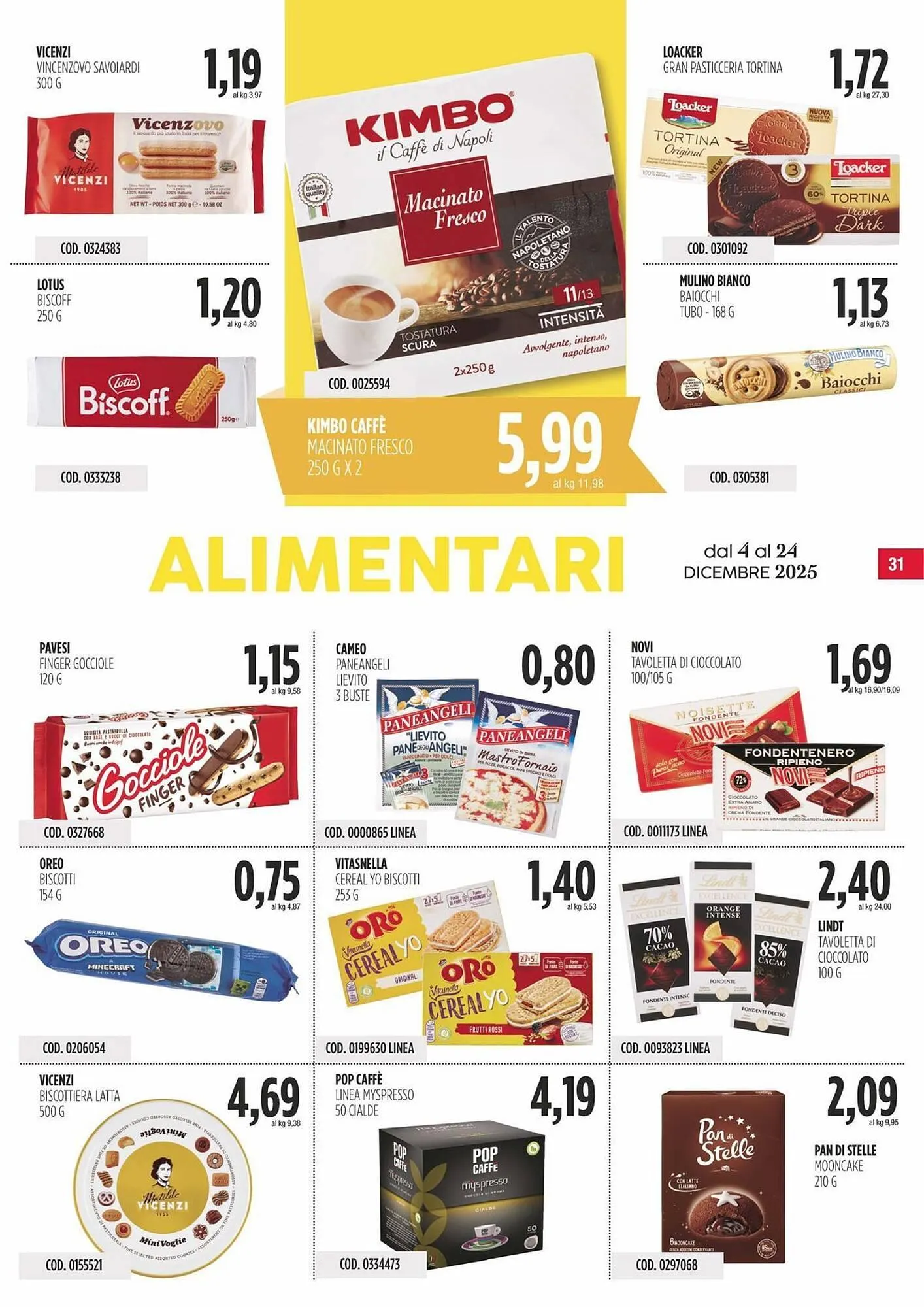 Volantino Carico Cash & Carry da 4 dicembre a 24 dicembre di 2025 - Pagina del volantino 31
