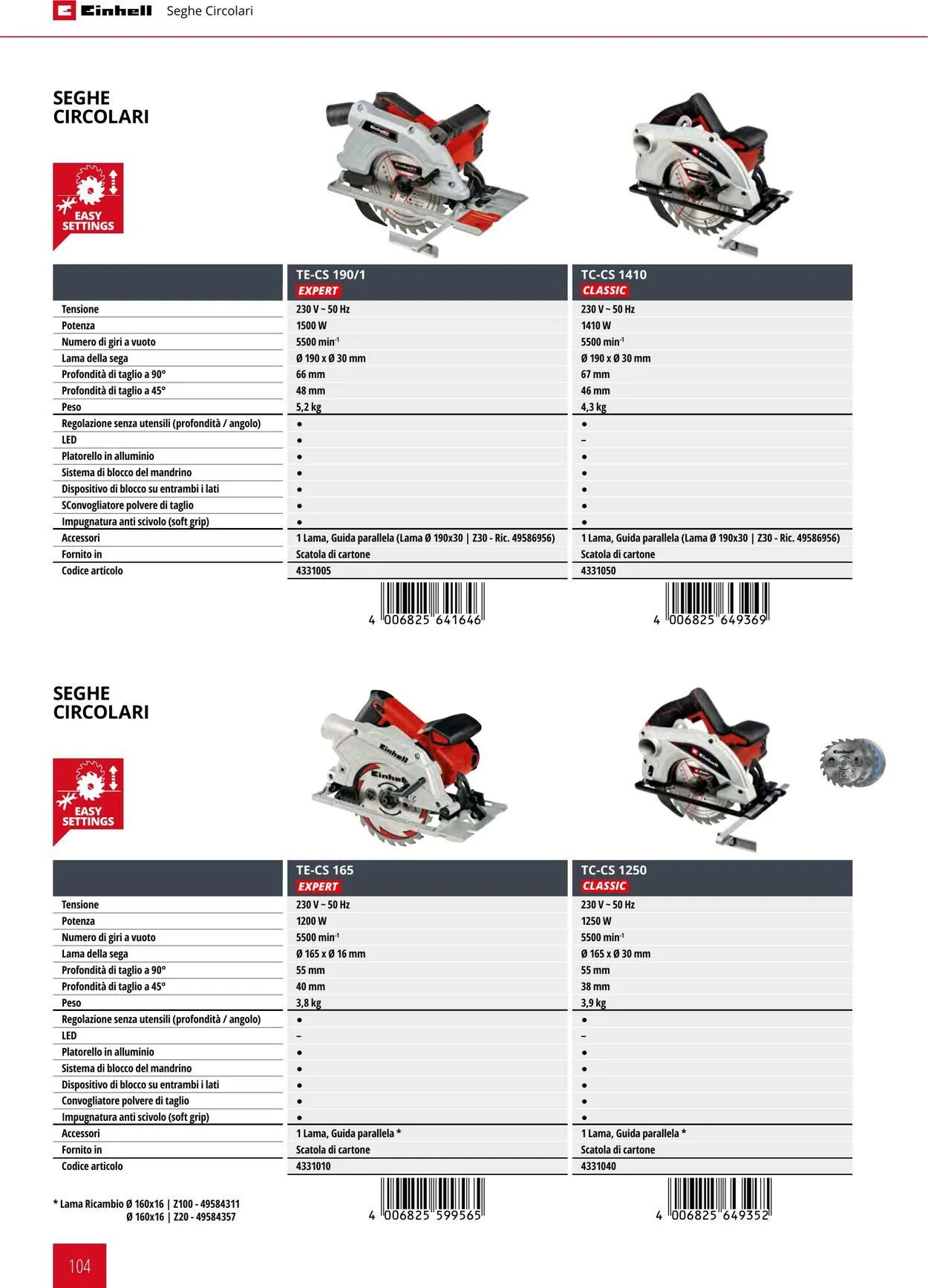 Einhell da 17 giugno a 17 dicembre di 2025 - Pagina del volantino 104
