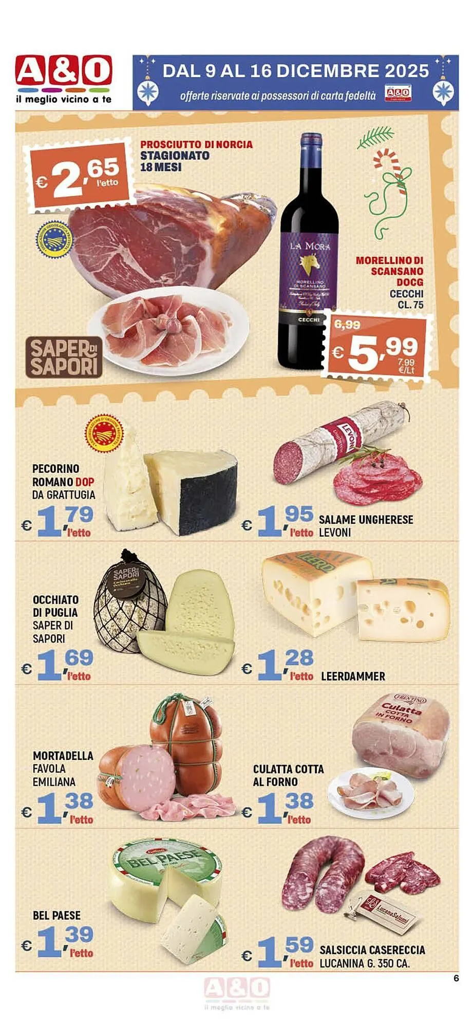 Volantino A&O da 9 dicembre a 16 dicembre di 2025 - Pagina del volantino 6