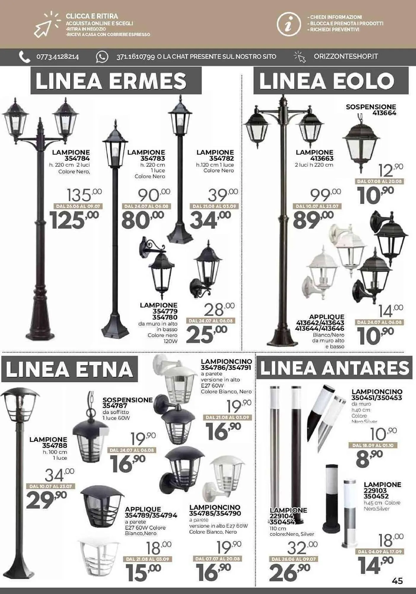 Volantino Orizzonte da 25 luglio a 31 dicembre di 2023 - Pagina del volantino 45