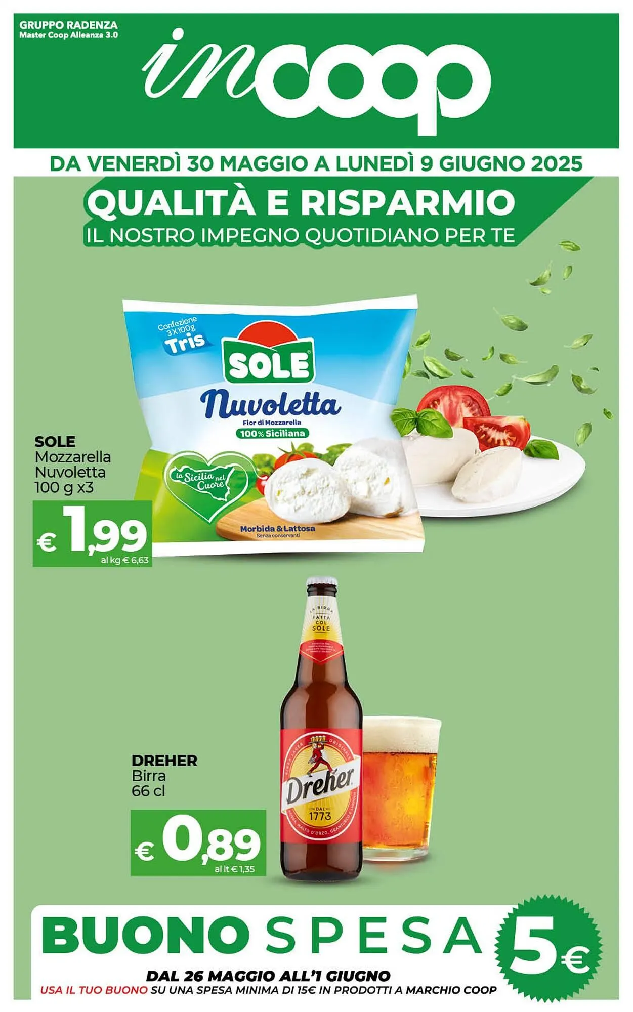 Volantino In Coop da 30 maggio a 9 giugno di 2025 - Pagina del volantino 1