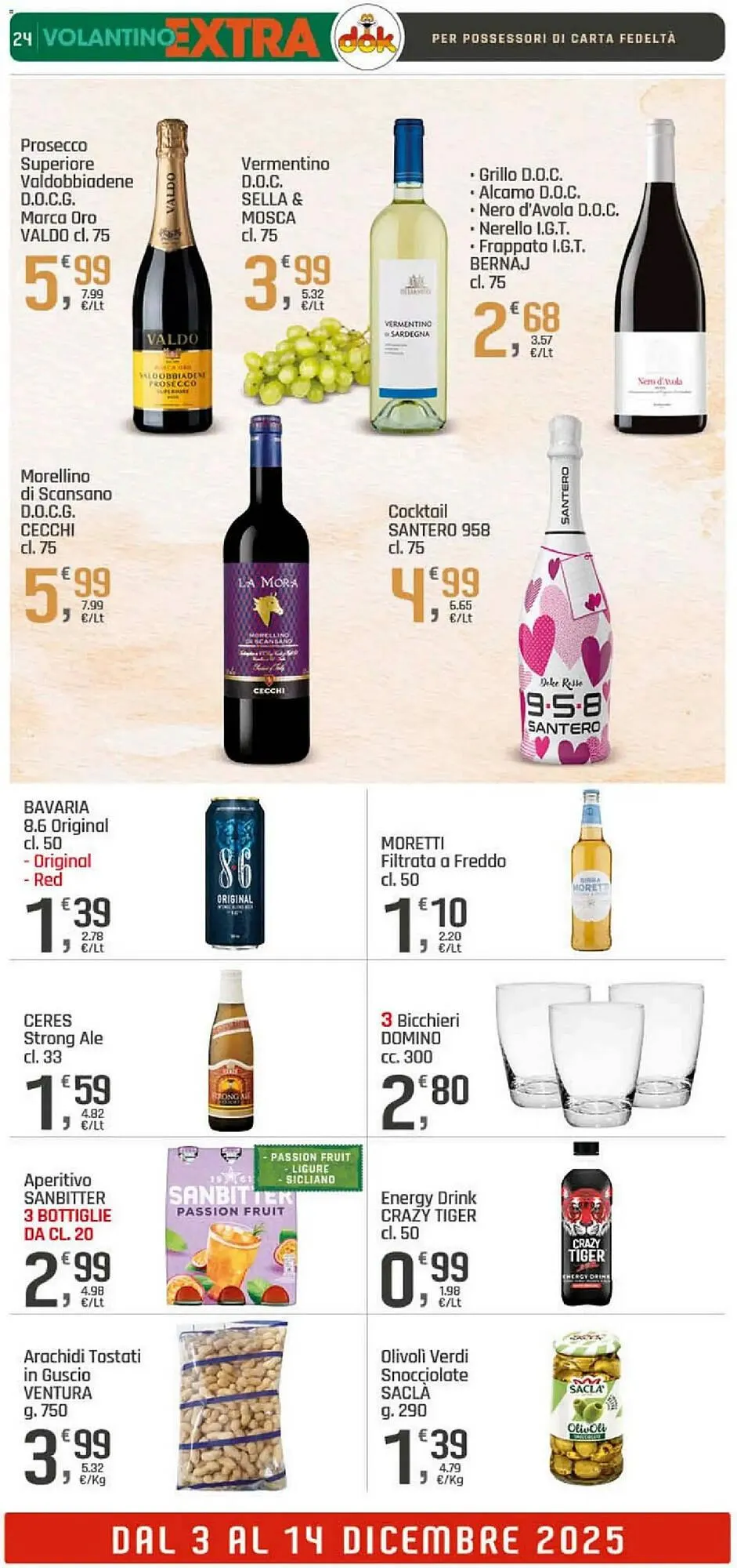 Volantino Supermercati Dok da 3 dicembre a 14 dicembre di 2025 - Pagina del volantino 24