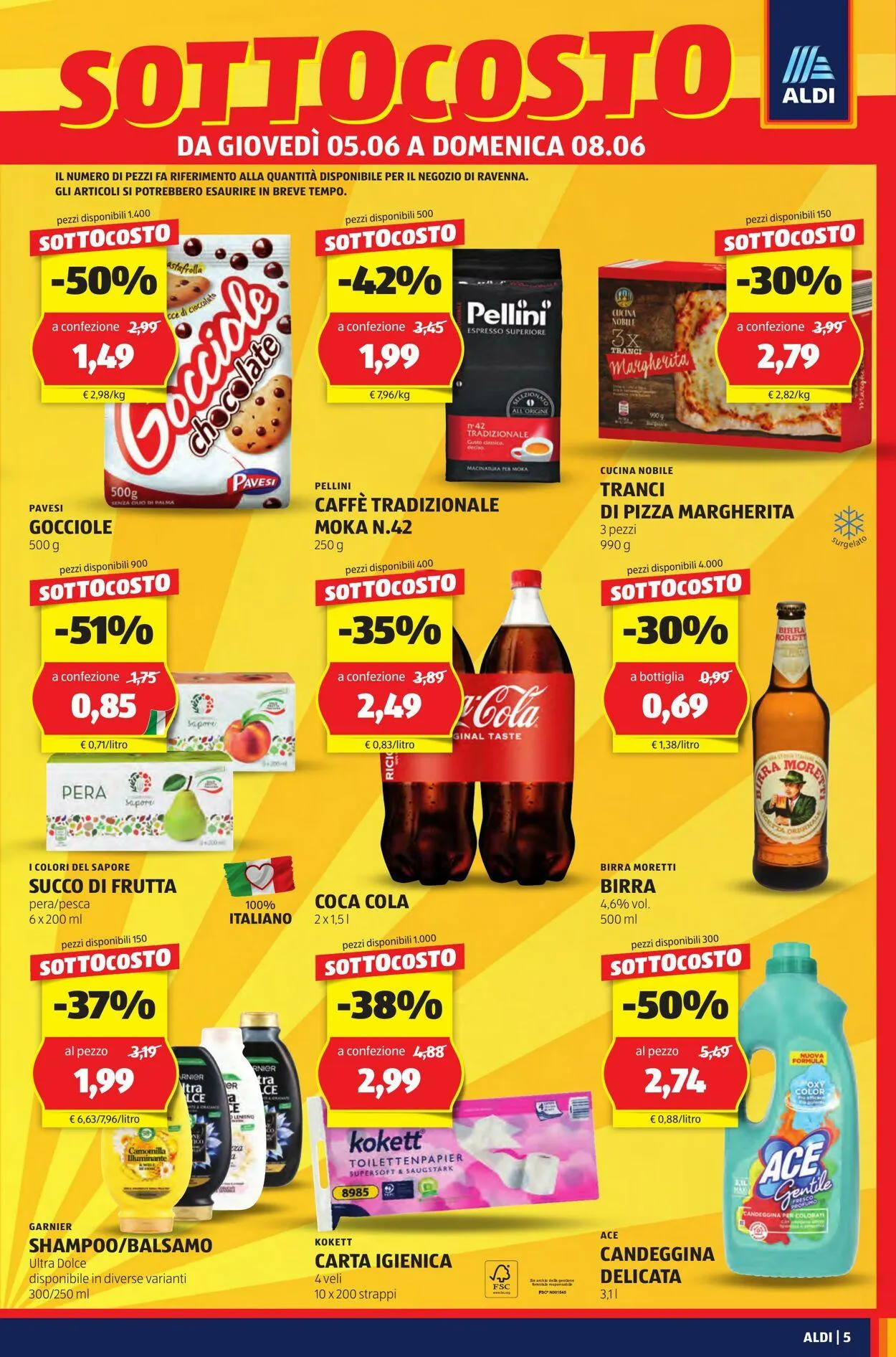 Aldi Volantino attuale da 22 giugno a 6 luglio di 2025 - Pagina del volantino 5