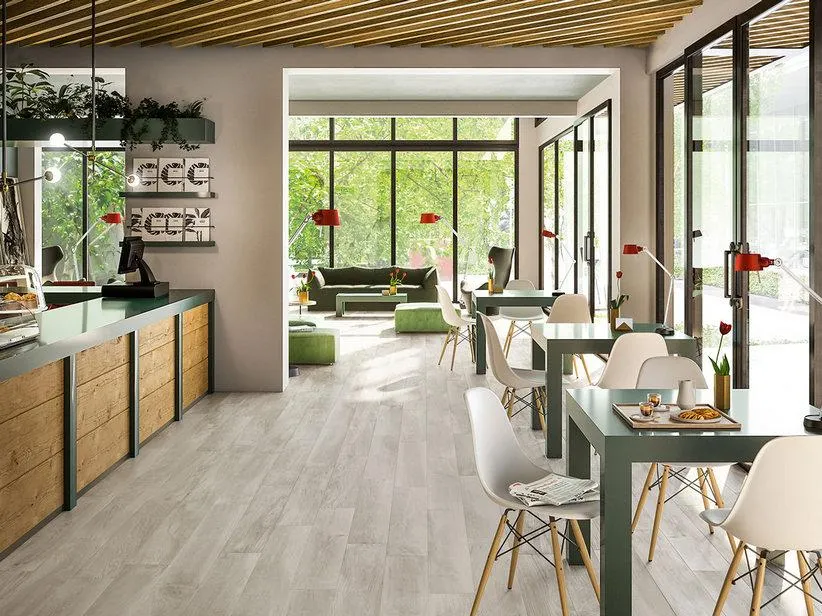 Piastrella Infinity Grey 20X120 Gres Effetto Legno Grigio