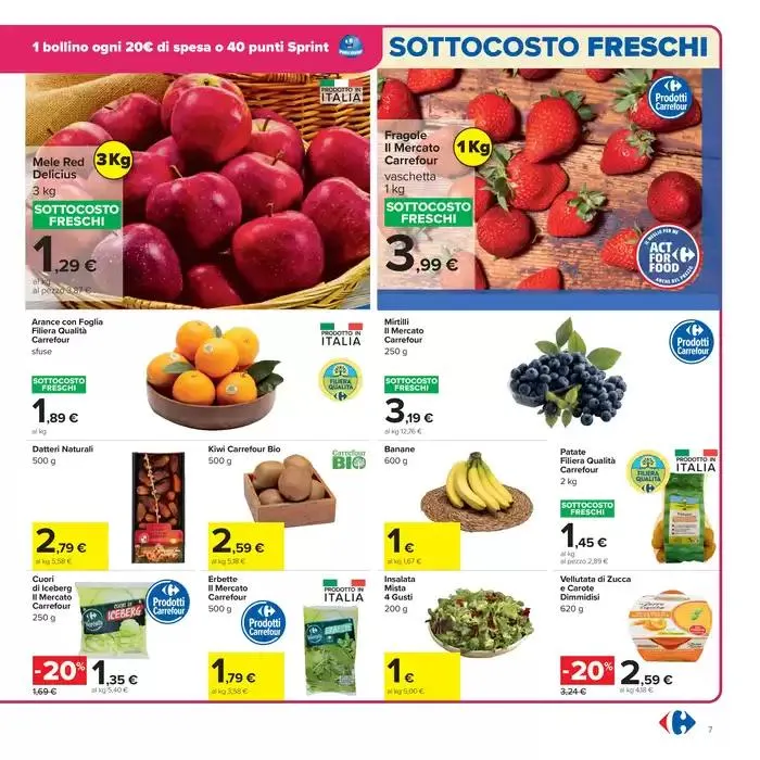 Sottocosto freschi da 13 marzo a 24 marzo di 2025 - Pagina del volantino 7