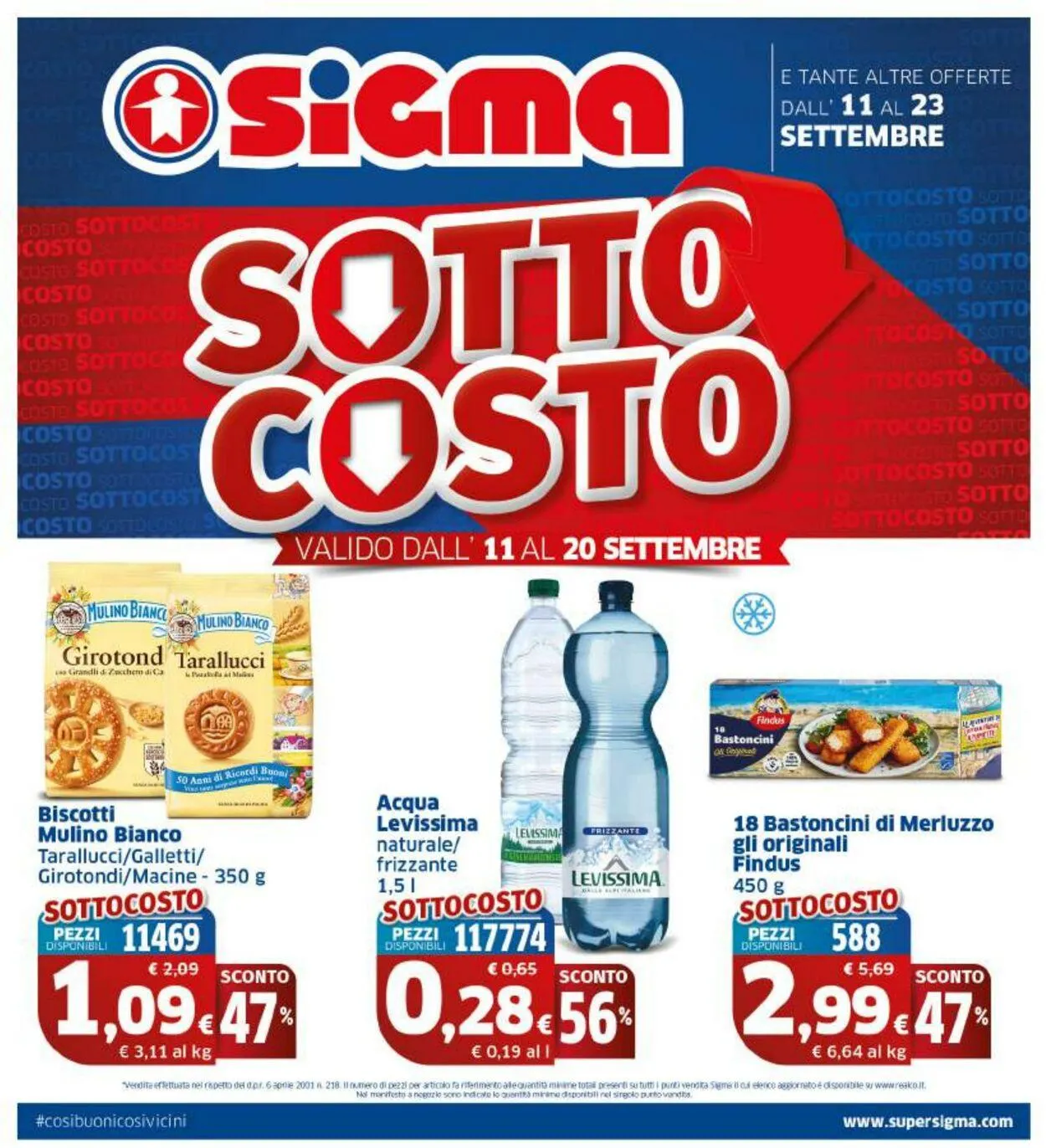 Sigma - Bologna Volantino attuale da 11 settembre a 23 settembre di 2025 - Pagina del volantino 1