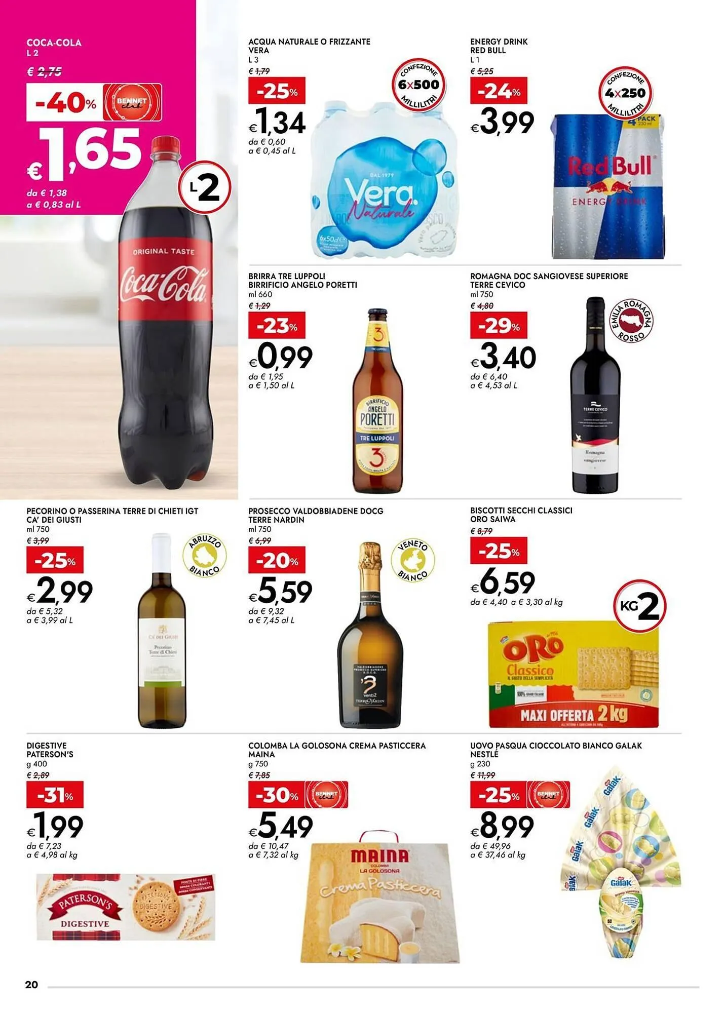 Volantino Bennet da 20 marzo a 2 aprile di 2025 - Pagina del volantino 20