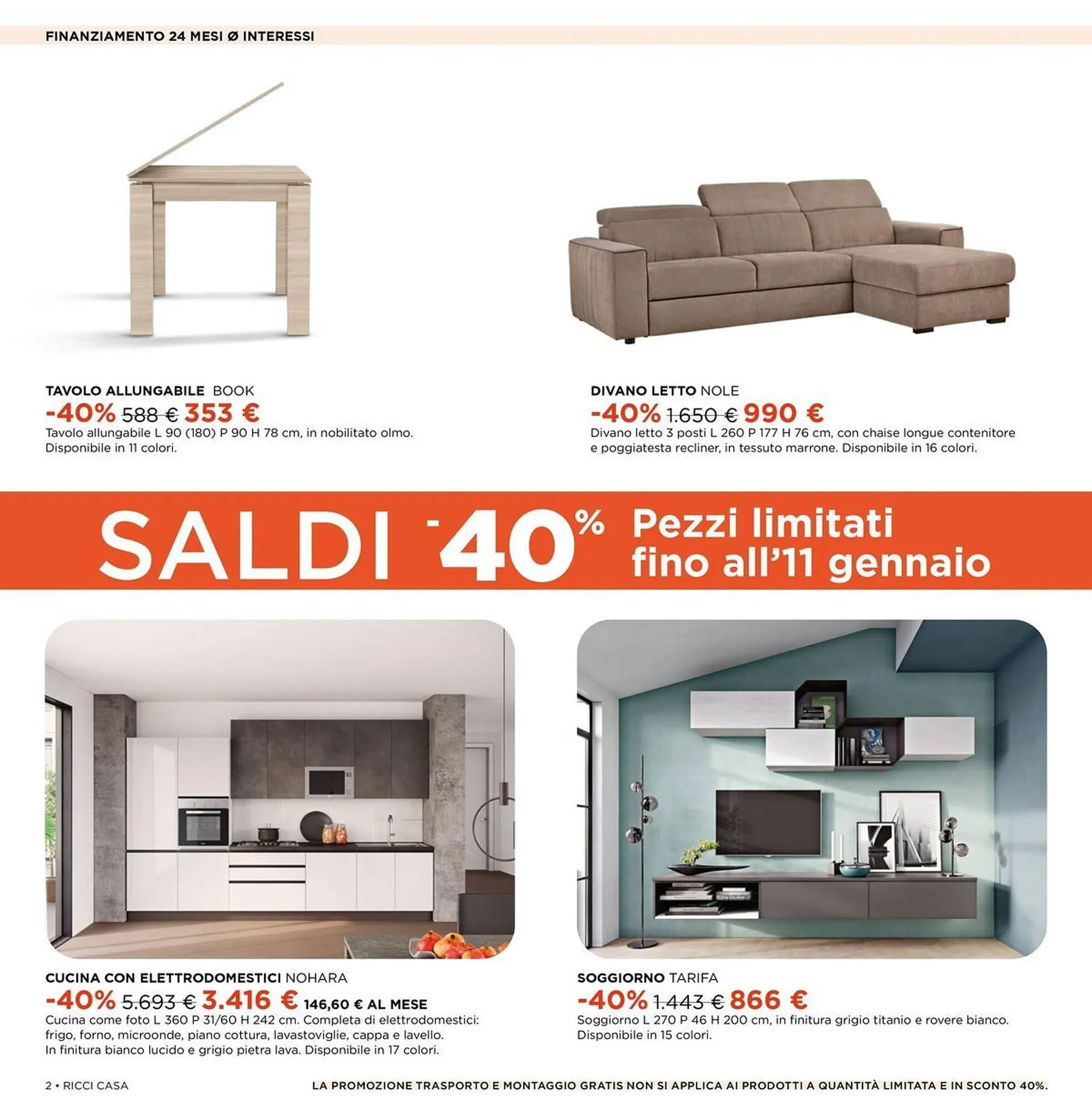 Volantino Ricci Casa da 3 gennaio a 25 gennaio di 2026 - Pagina del volantino 2