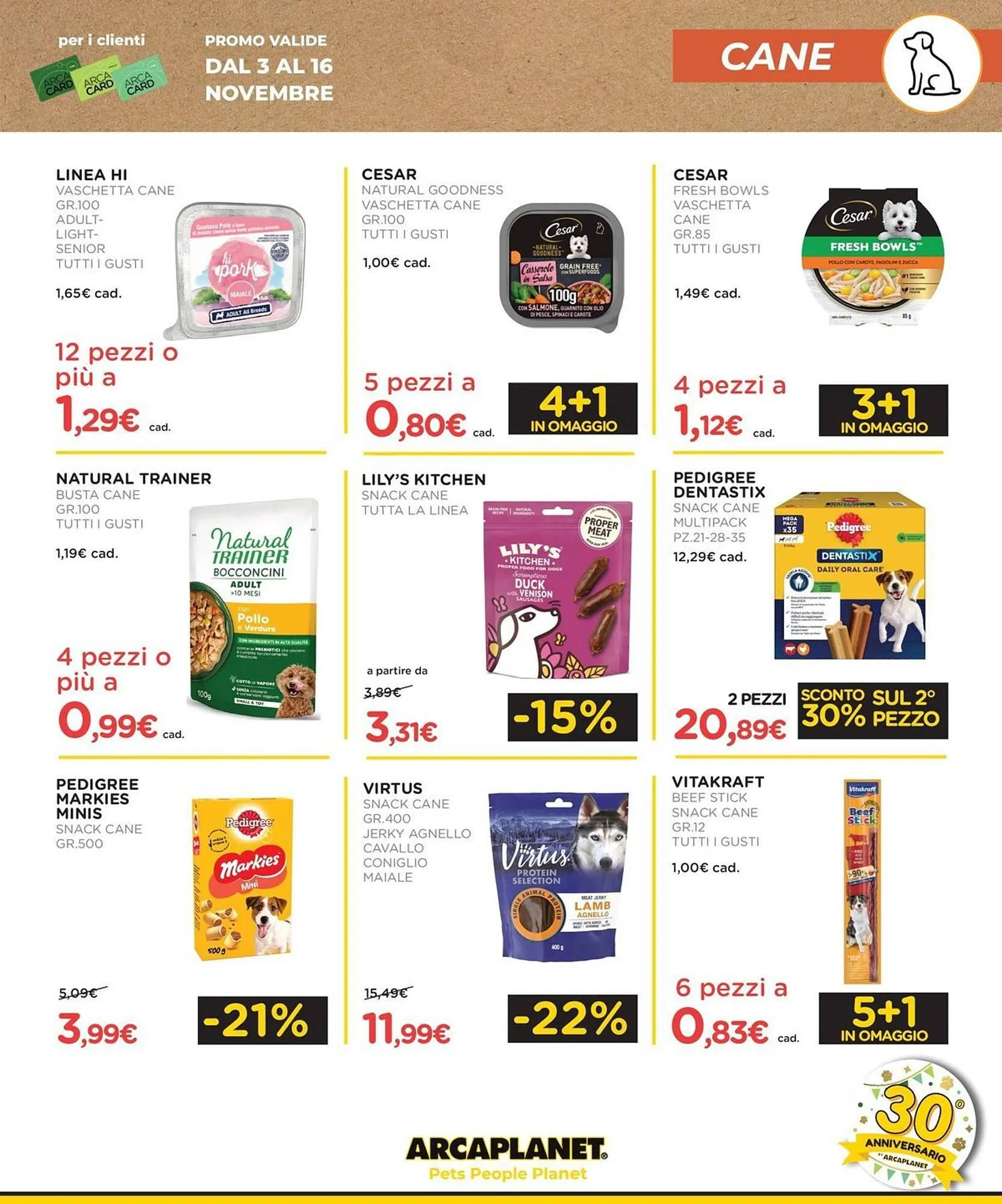 Volantino Arcaplanet da 10 novembre a 16 novembre di 2025 - Pagina del volantino 15